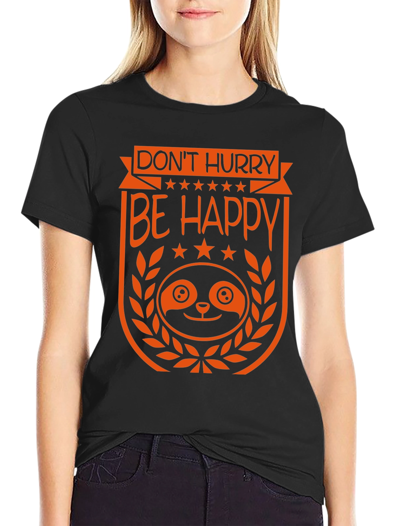 Dont Hurry Be Happy Graphic Tee