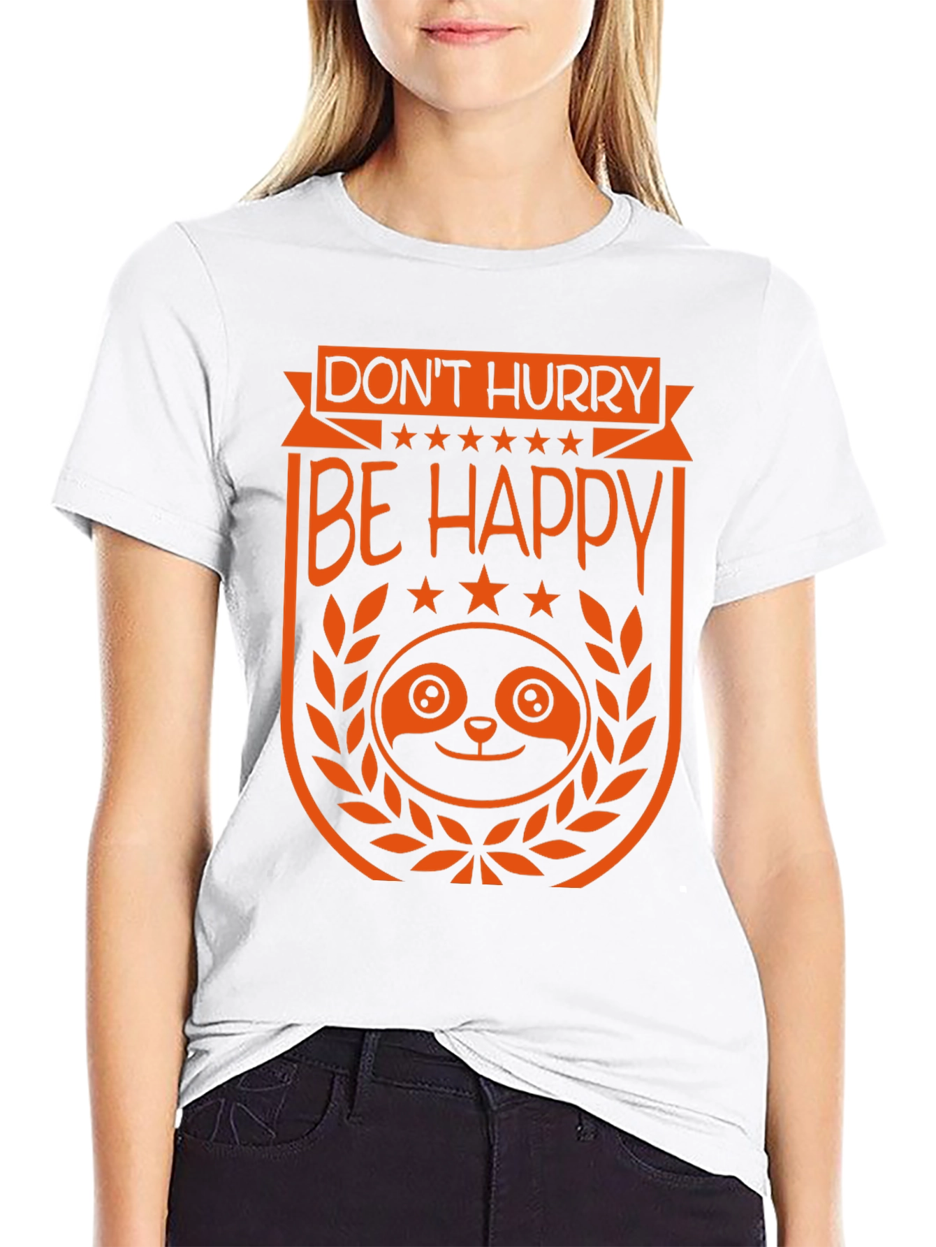 Dont Hurry Be Happy Graphic Tee