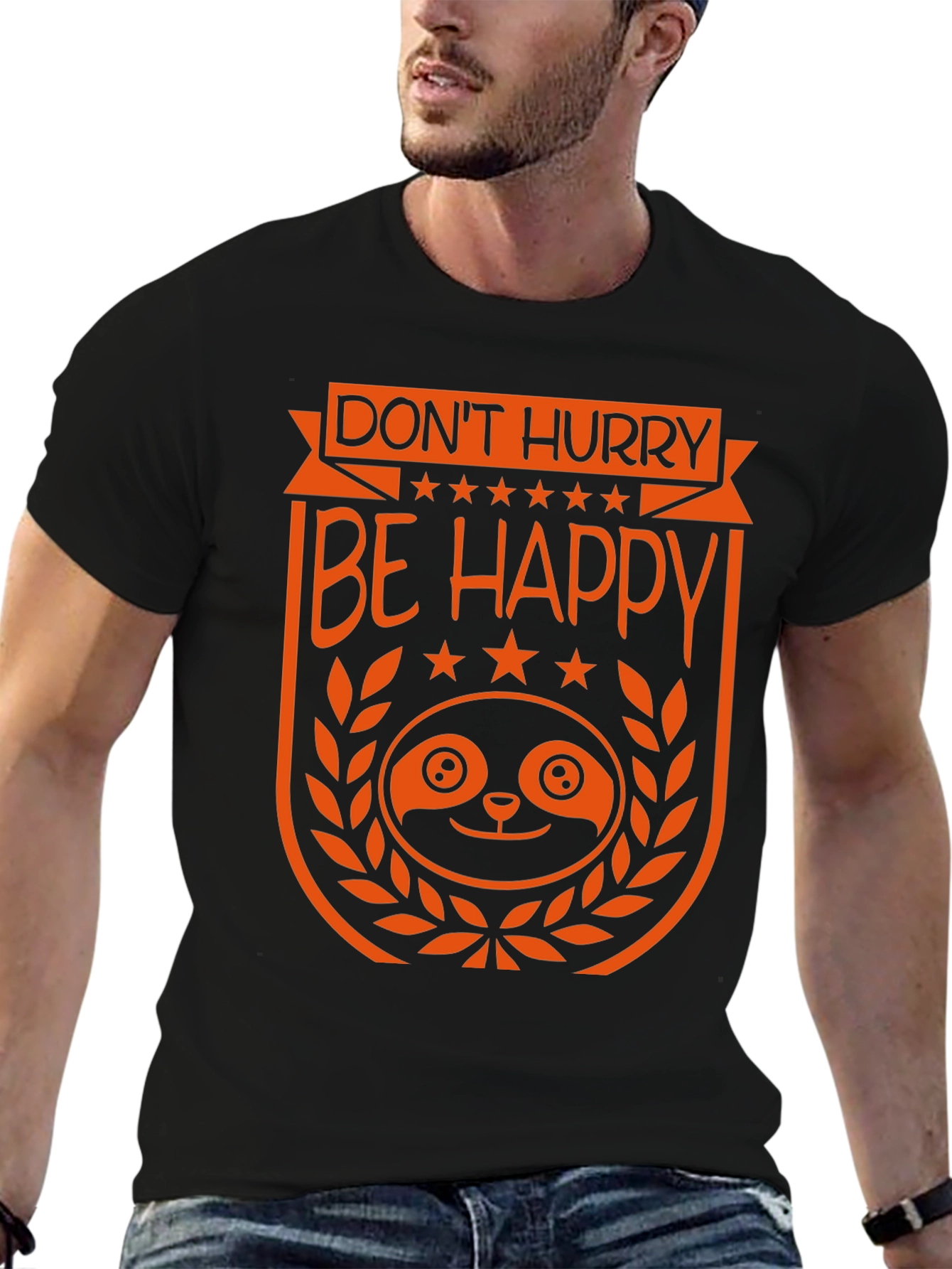 Dont Hurry Be Happy Graphic Tee