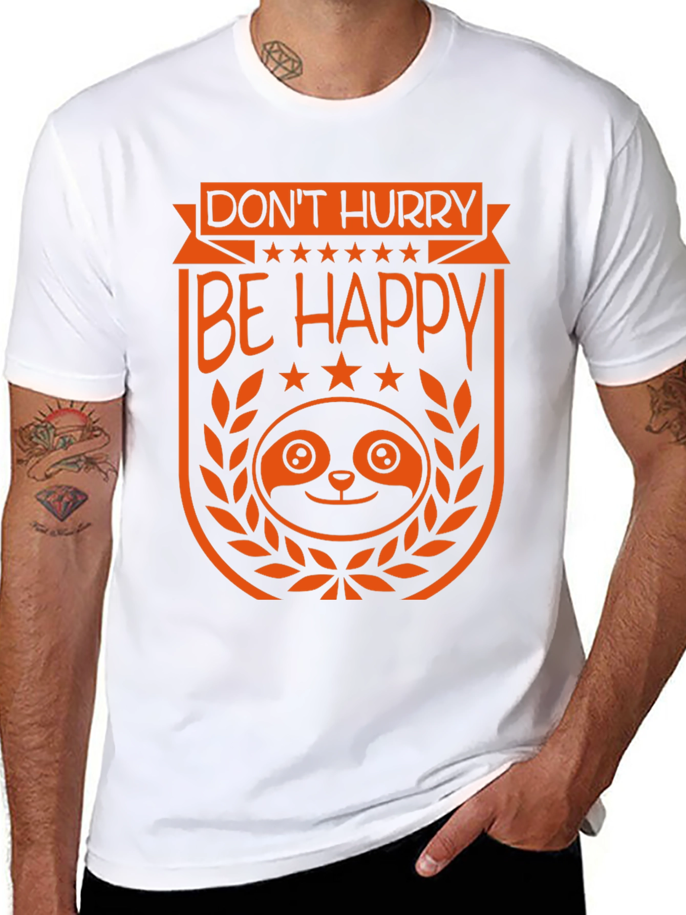 Dont Hurry Be Happy Graphic Tee