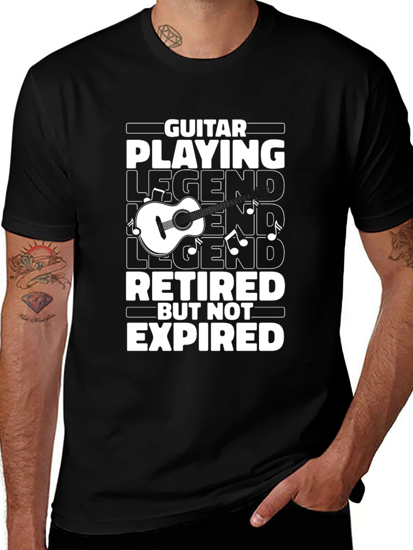 Guitar Playing Legend Retired T-Shirt