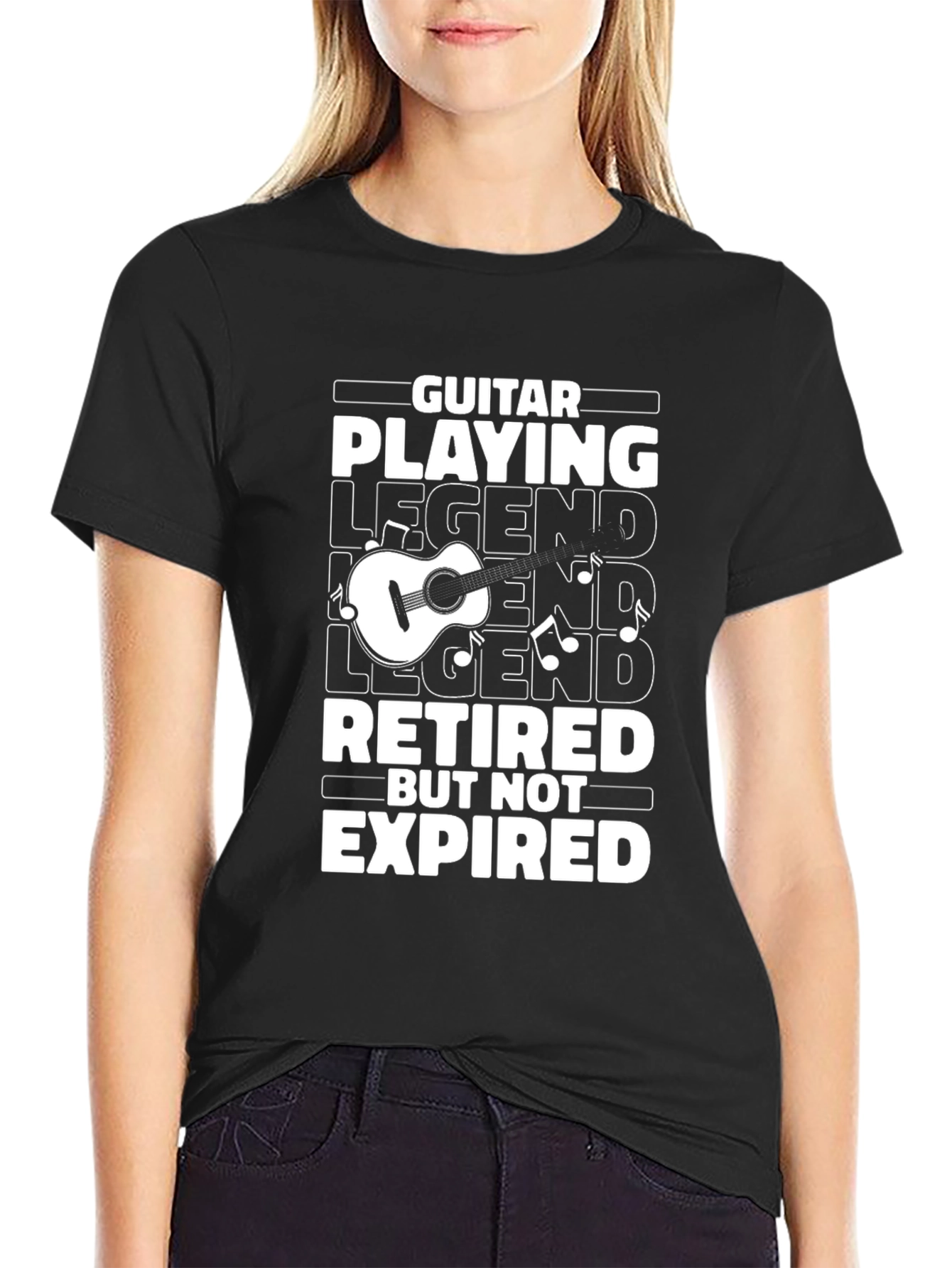 Guitar Playing Legend Retired T-Shirt