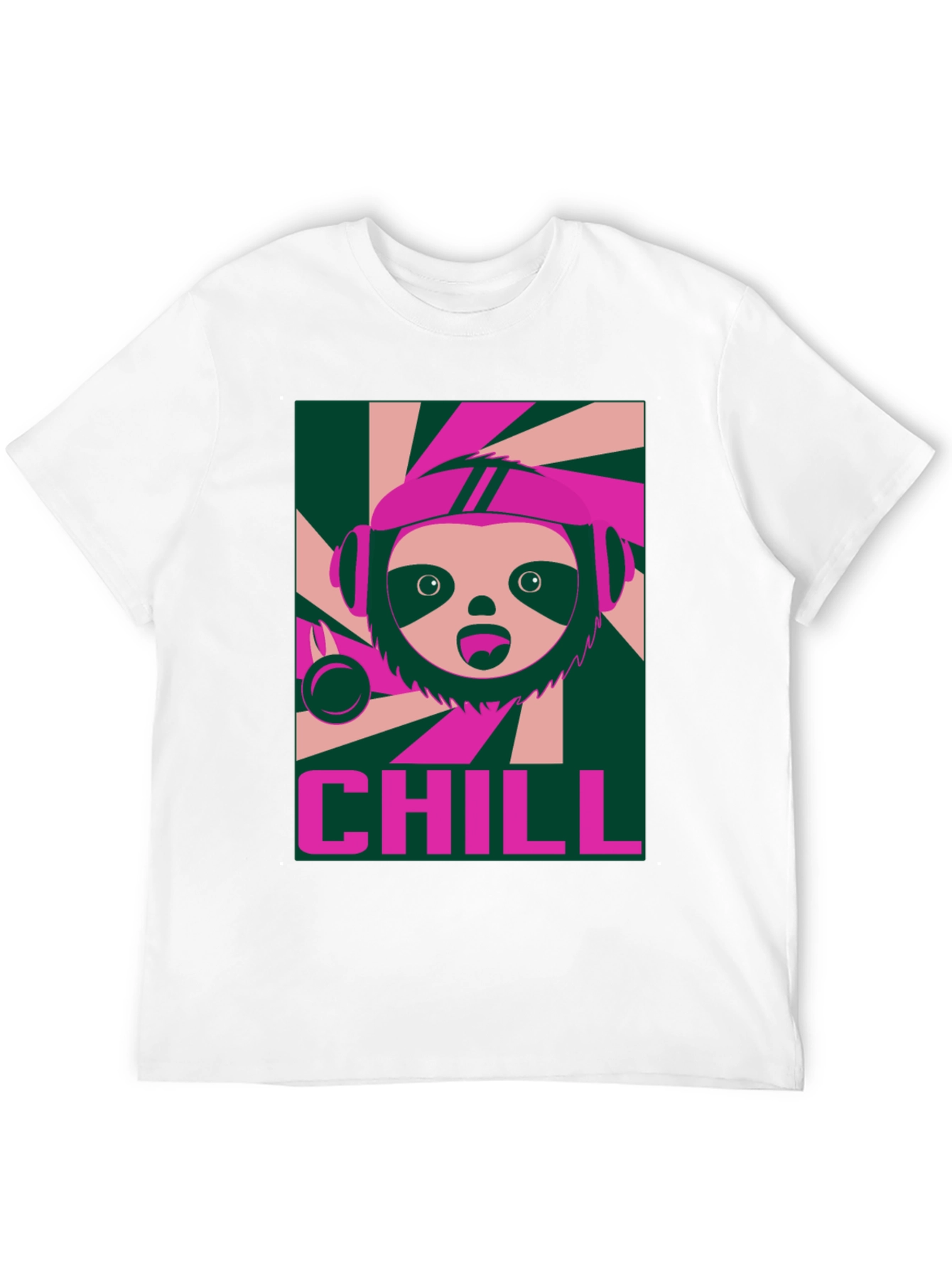 Chill Sloth Graphic Tee - Relaxed Vibe