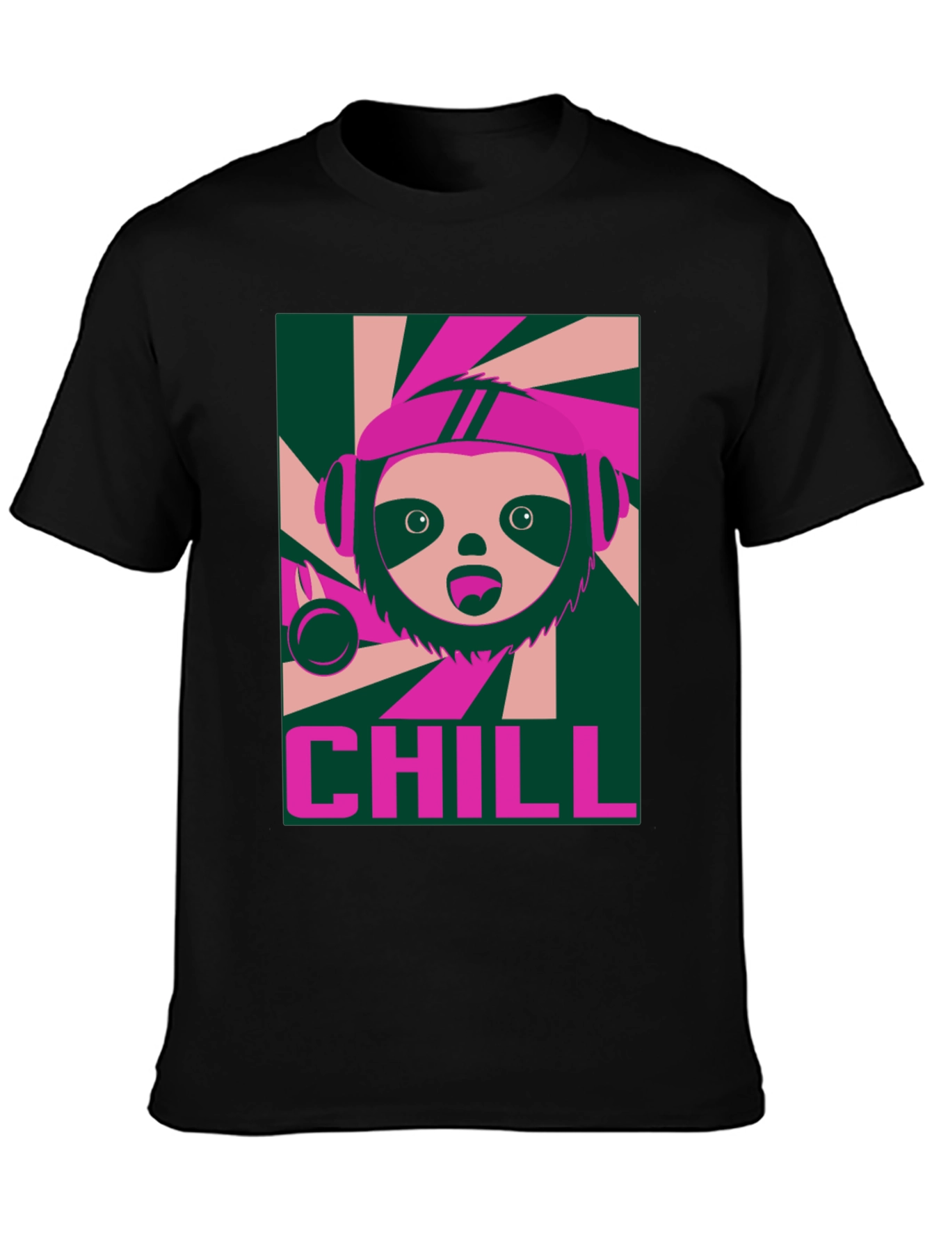 Chill Sloth Graphic Tee - Relaxed Vibe
