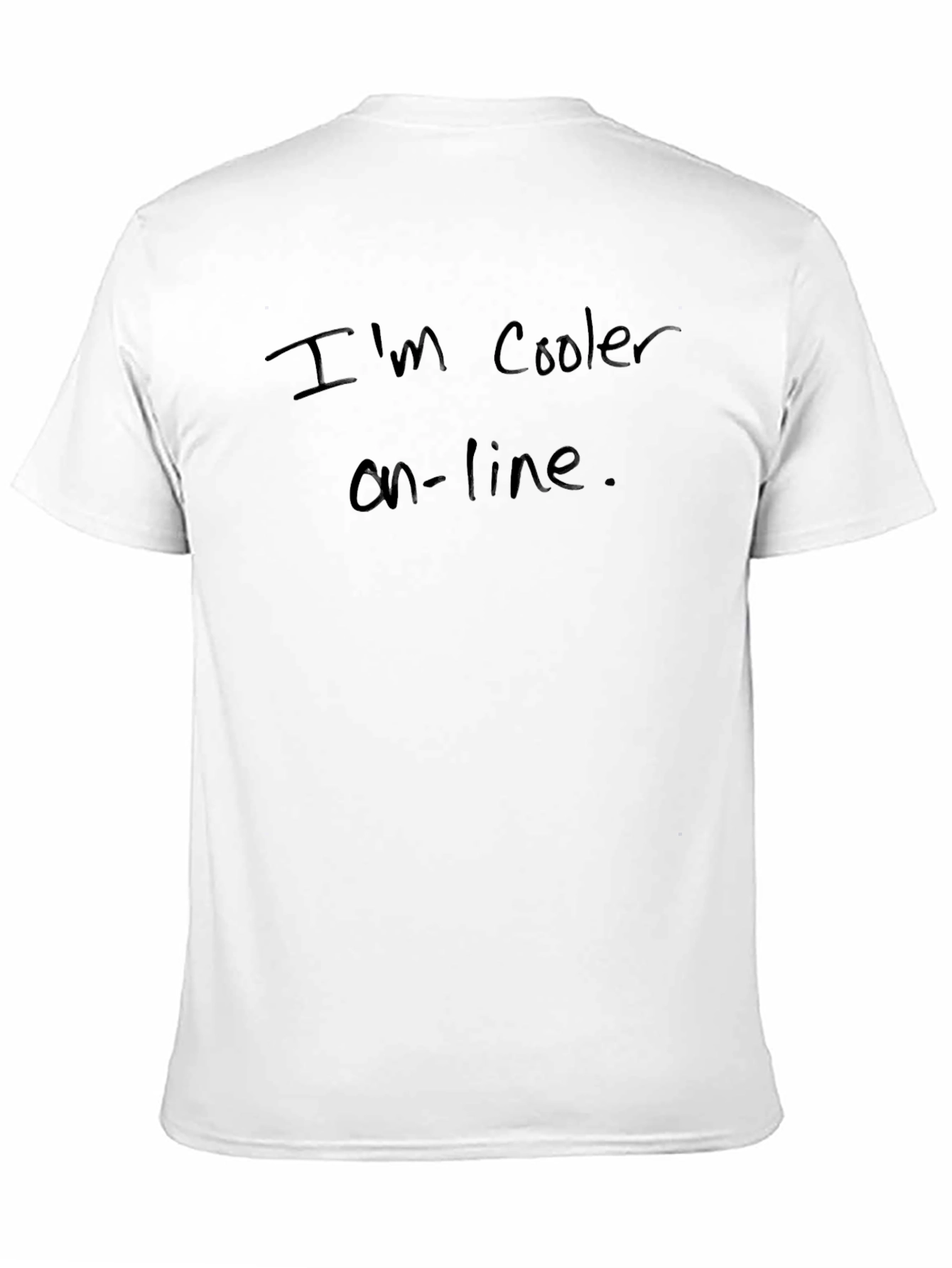 Im Cooler On-Line Black T-Shirt