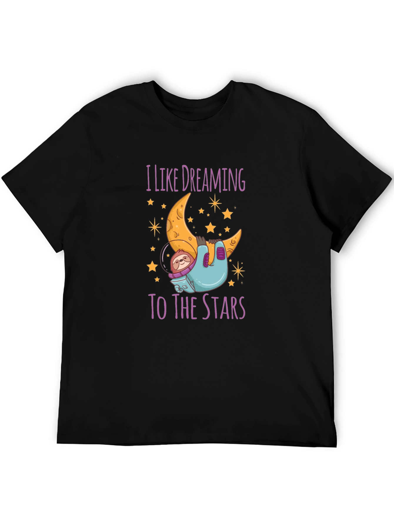 Dreaming Sloth in Space T-Shirt