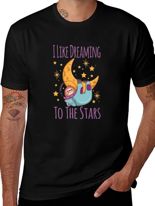 Dreaming Sloth in Space T-Shirt