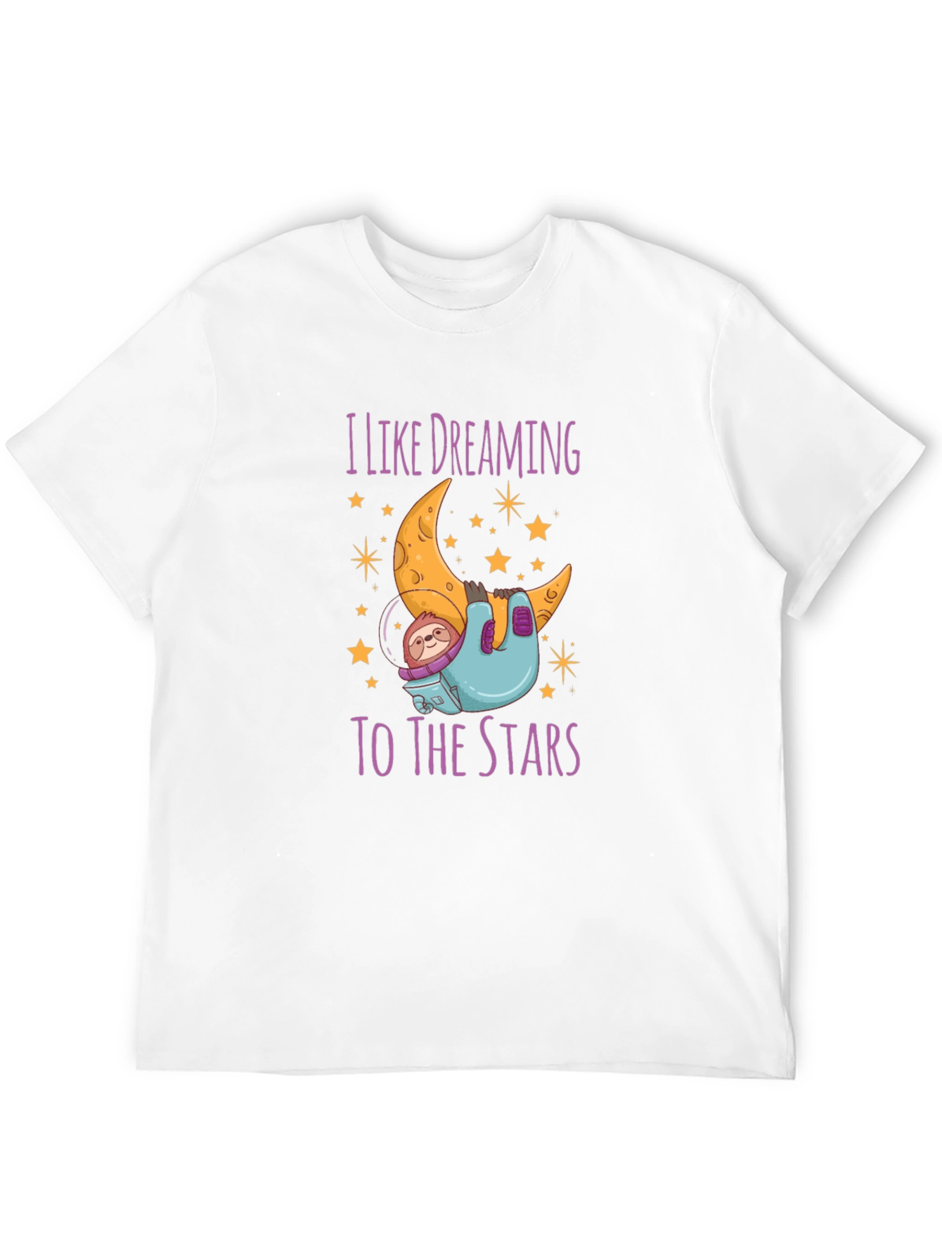 Dreaming Sloth in Space T-Shirt