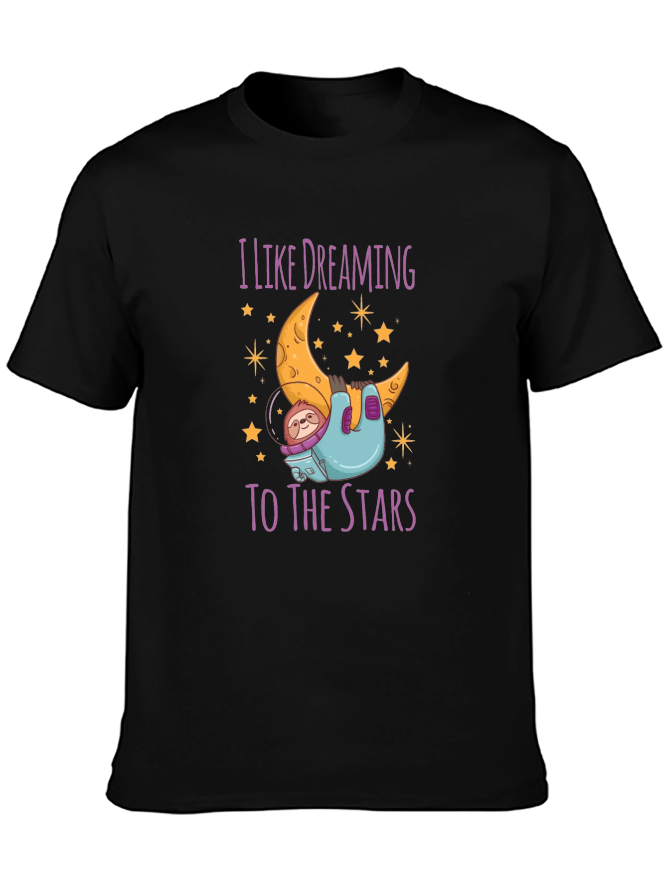 Dreaming Sloth in Space T-Shirt