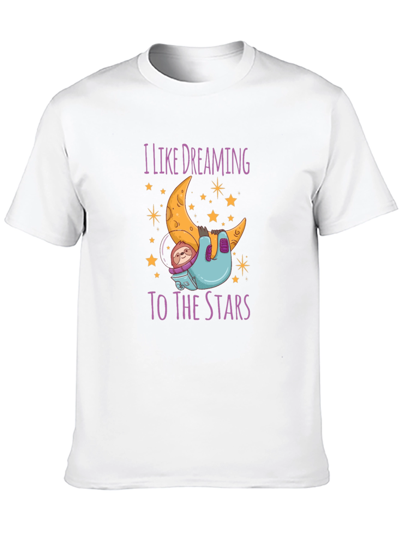 Dreaming Sloth in Space T-Shirt
