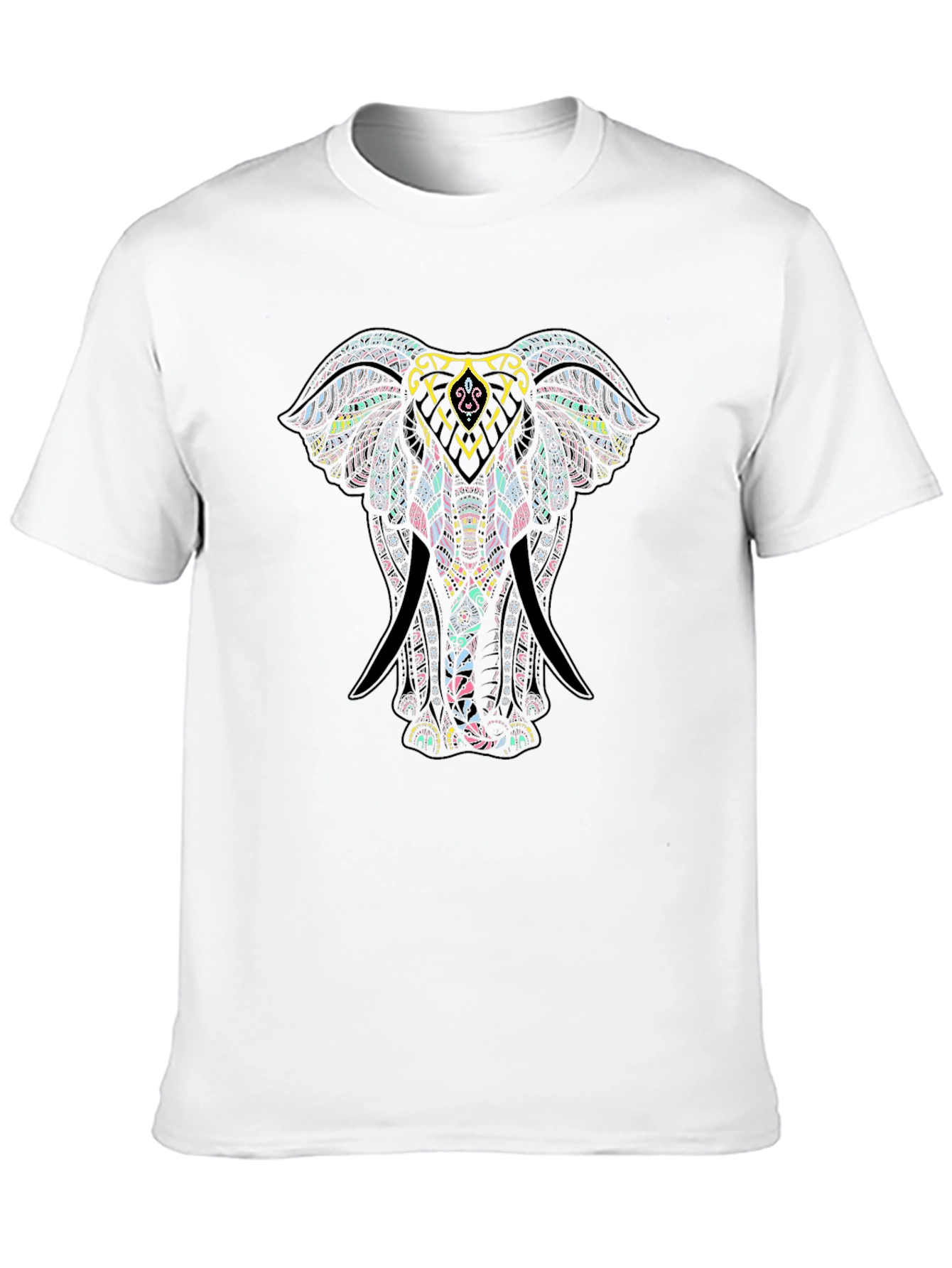 Elephant Mandala Graphic Tee