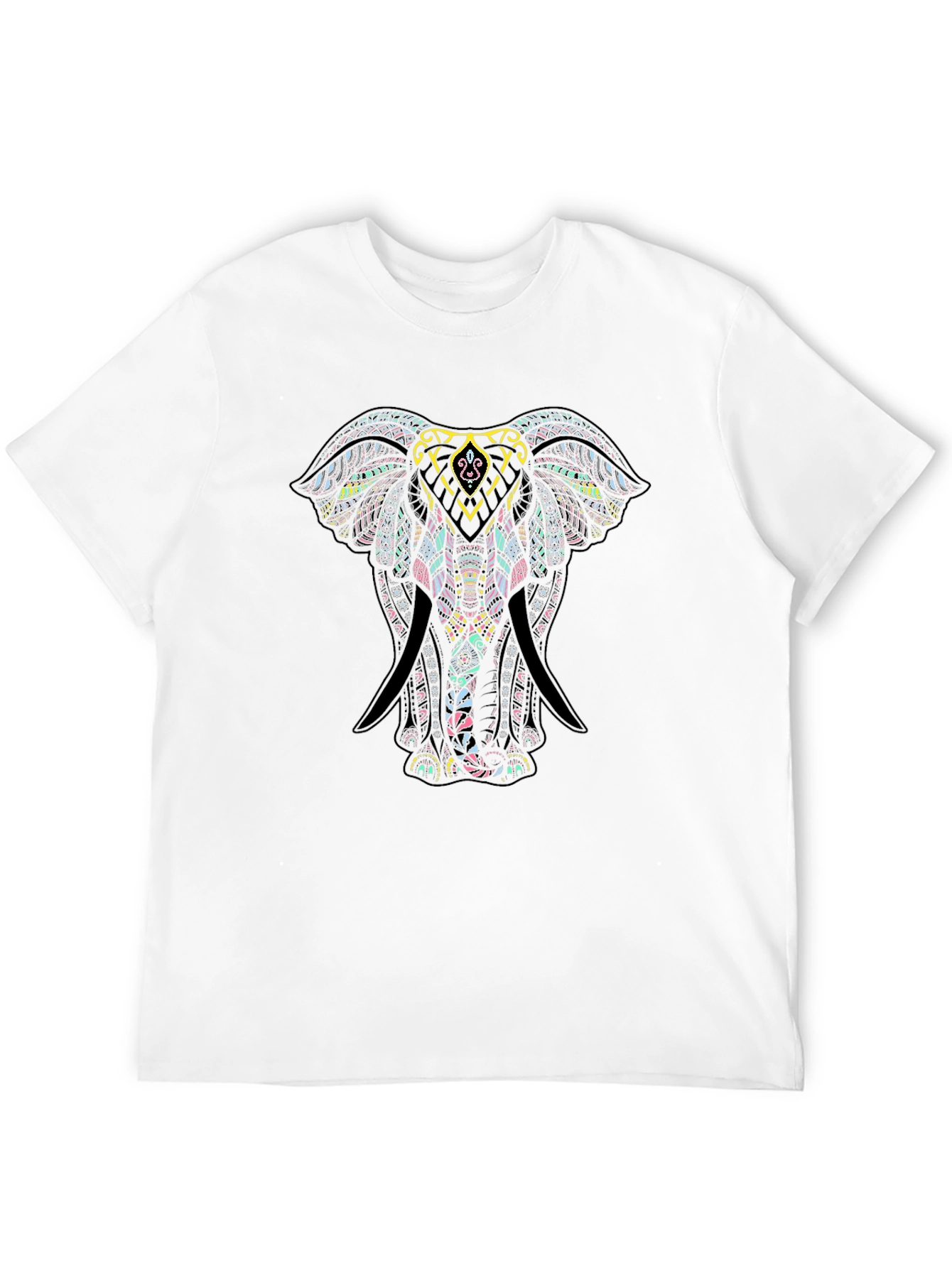 Elephant Mandala Graphic Tee