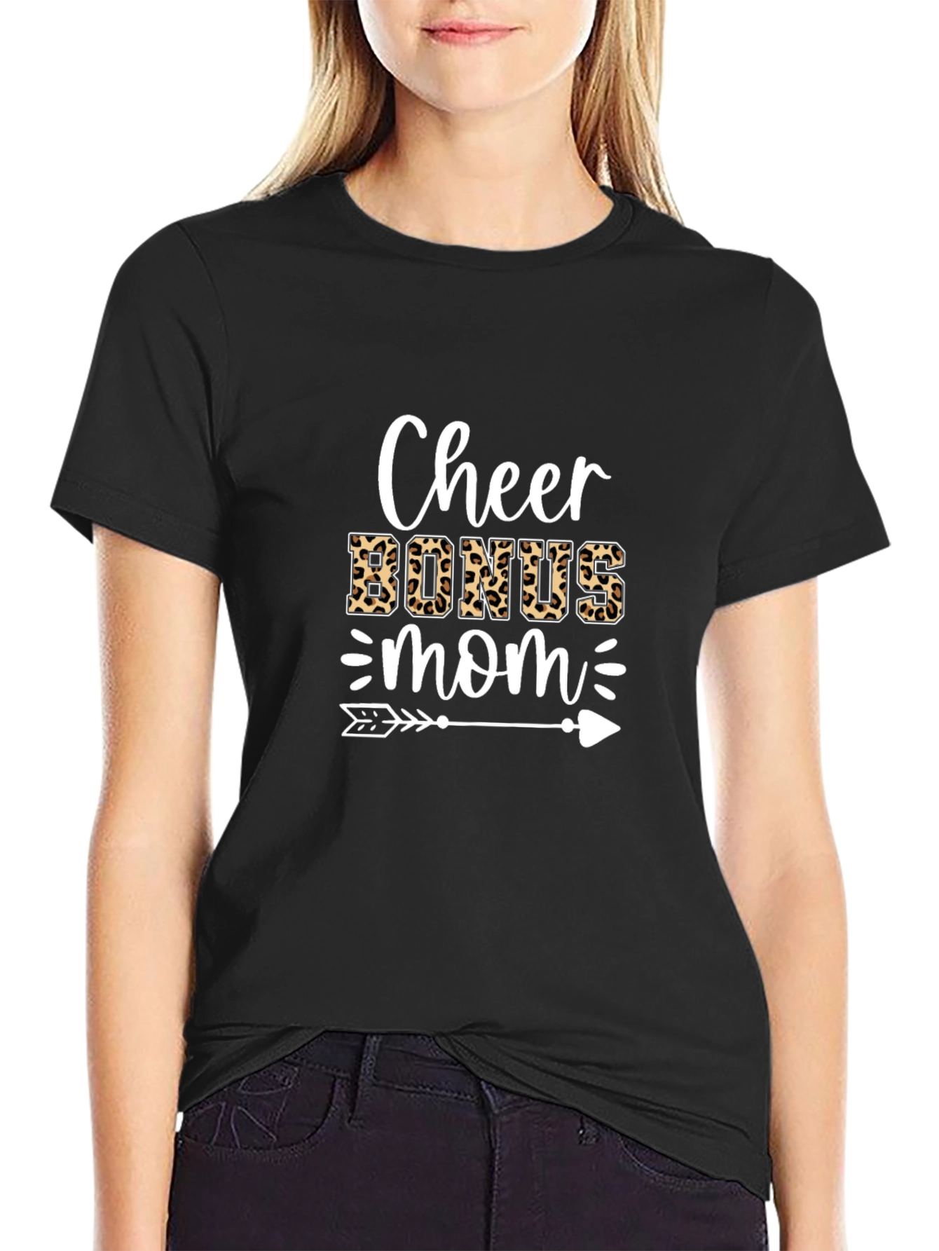 Cheer Bonus Mom Graphic Tee
