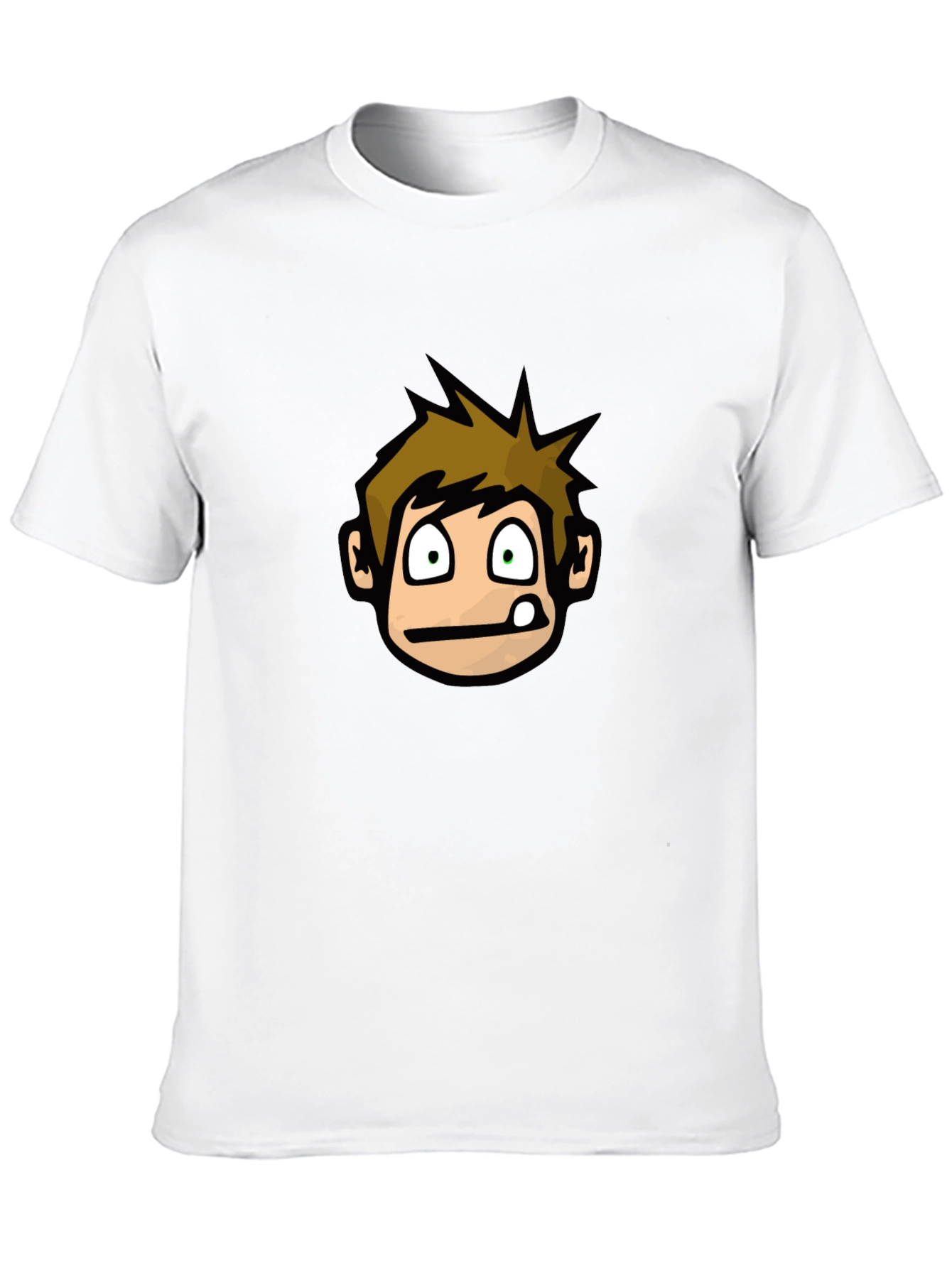 Cartoon Character Graphic Black T-Shirt