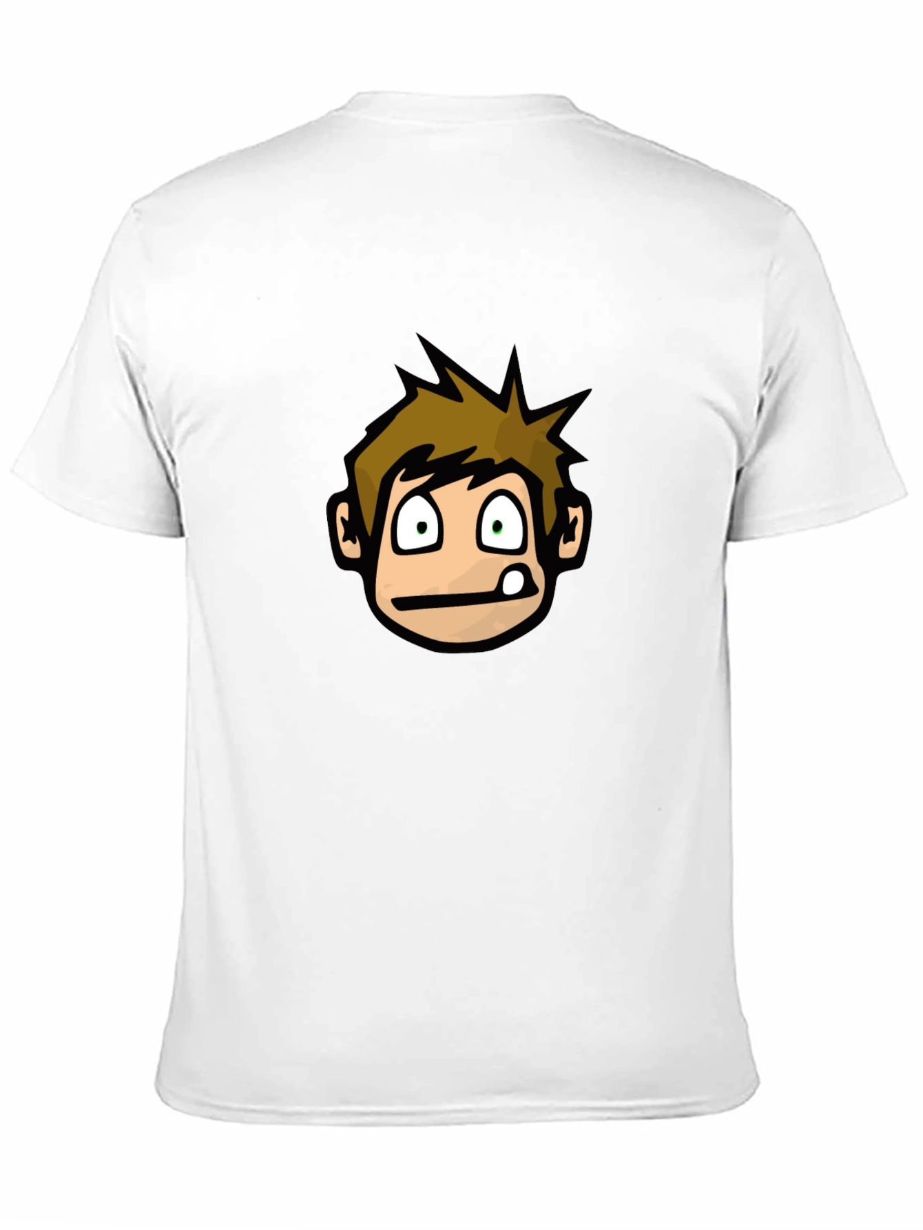 Cartoon Character Graphic Black T-Shirt
