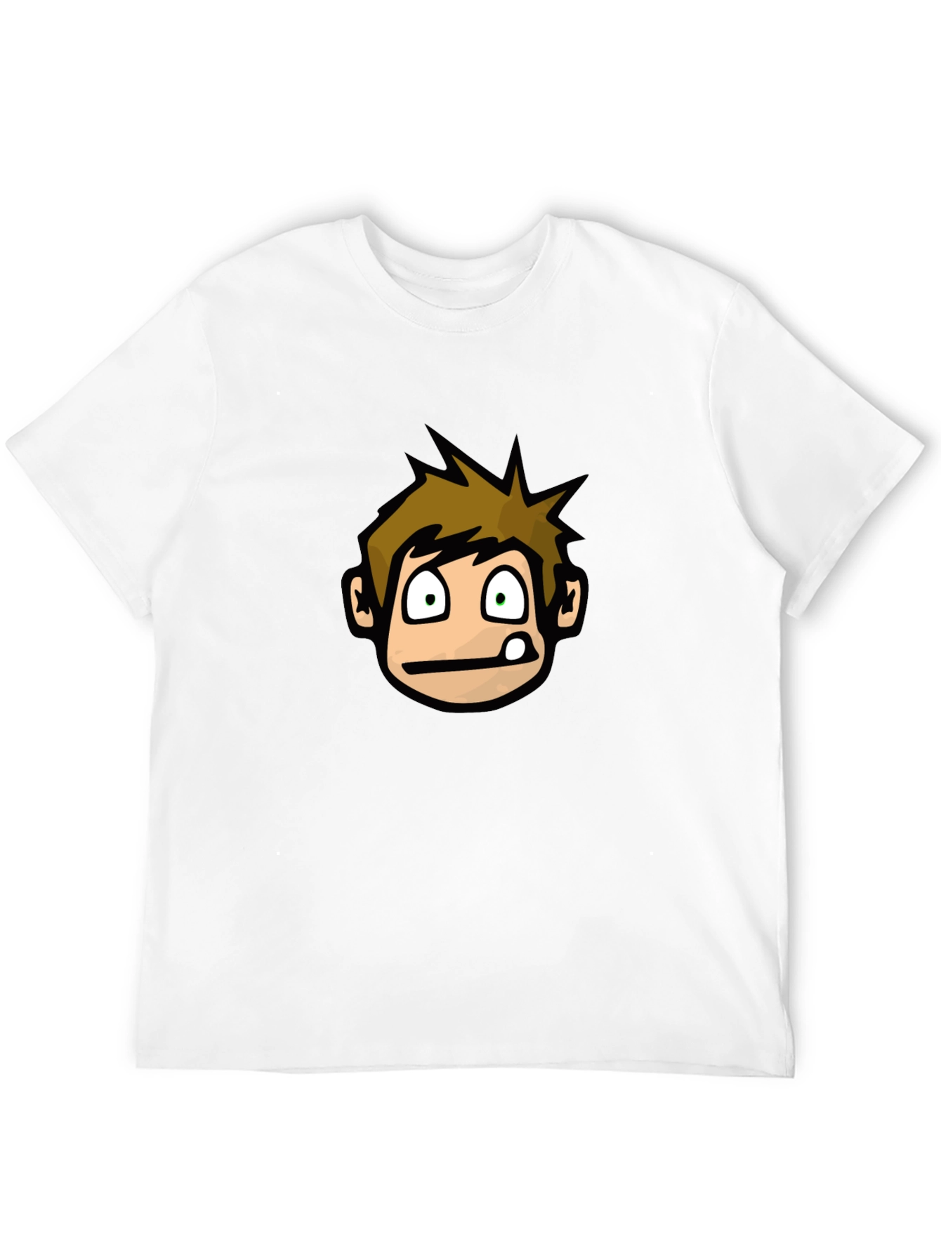 Cartoon Character Graphic Black T-Shirt