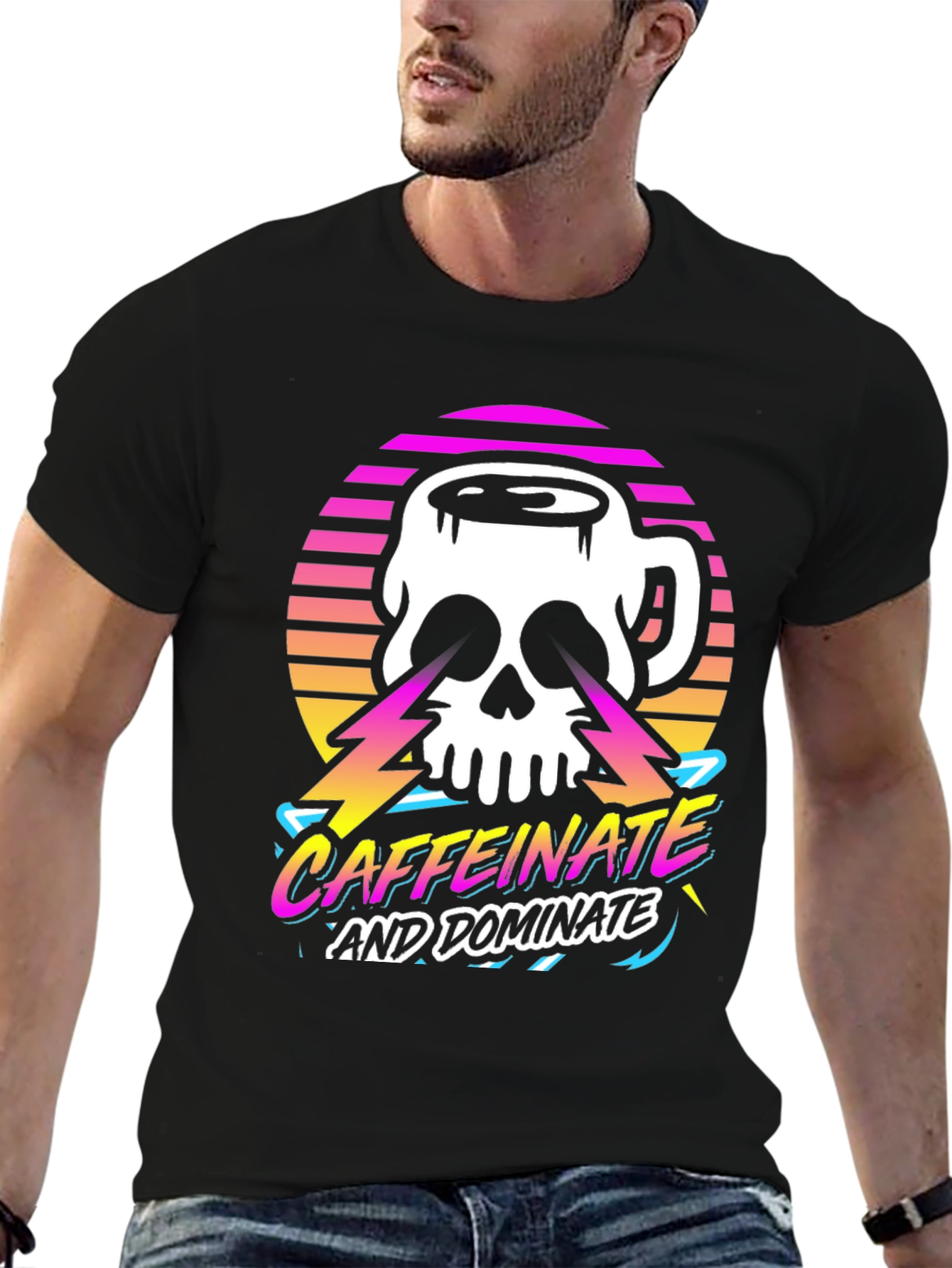 Caffeinate and Dominate Graphic Tee