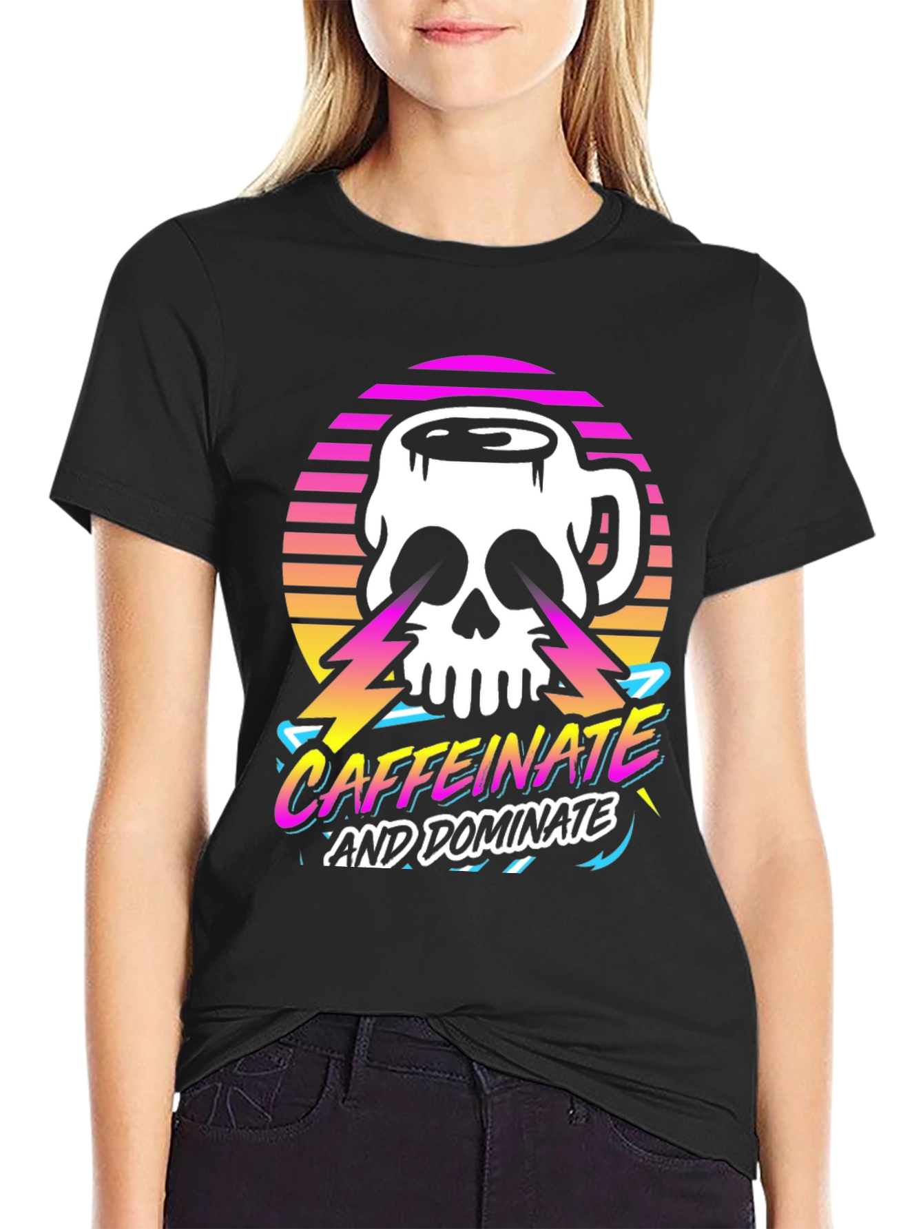 Caffeinate and Dominate Graphic Tee