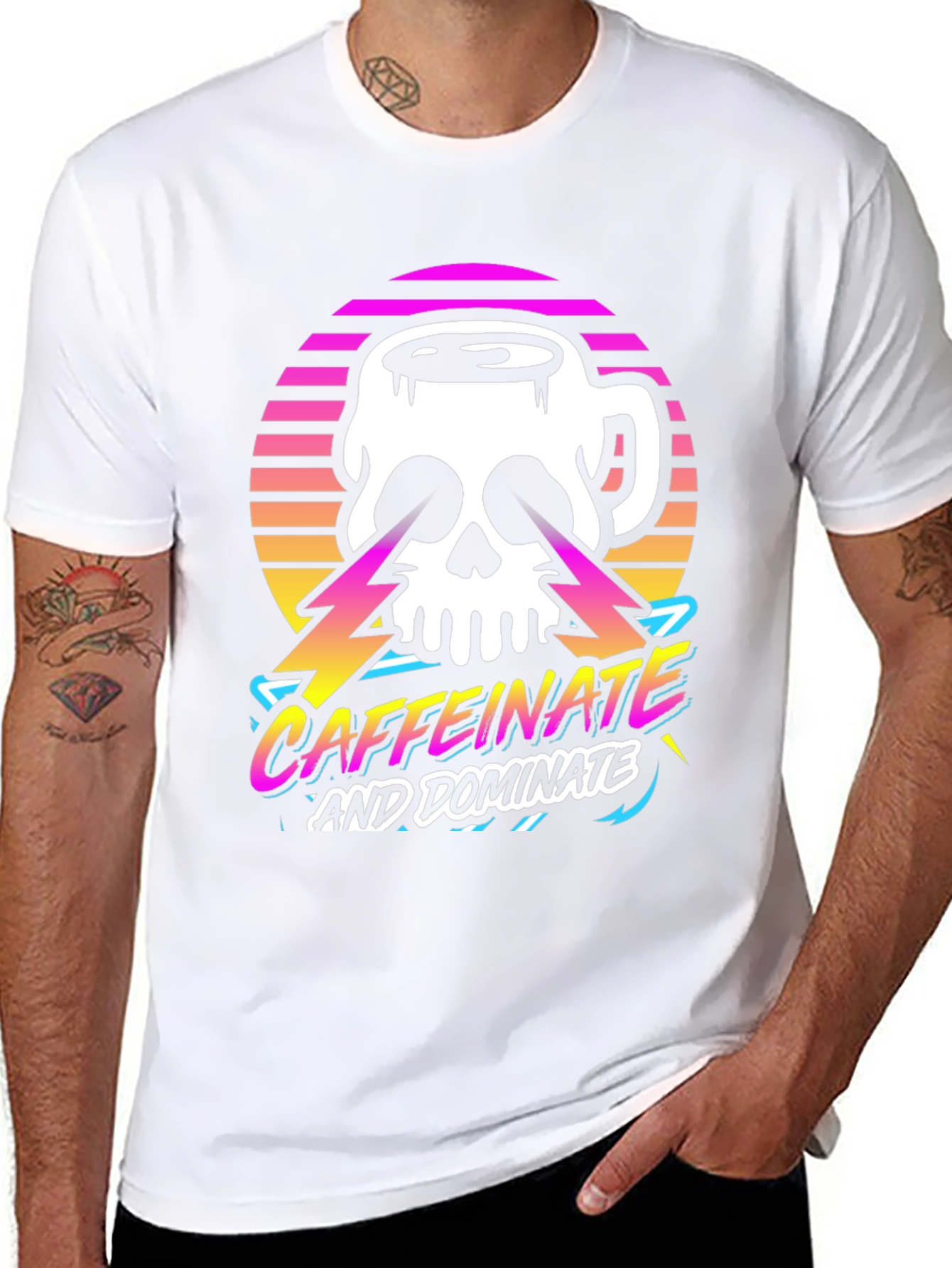 Caffeinate and Dominate Graphic Tee