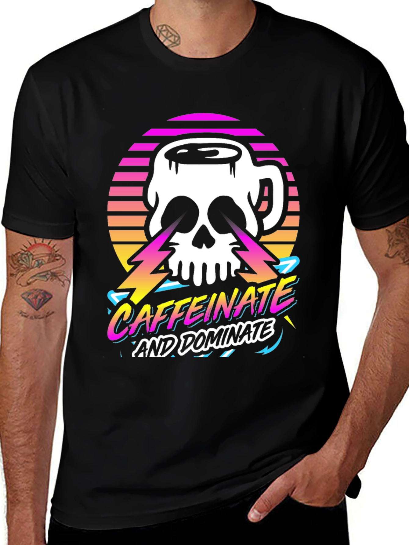 Caffeinate and Dominate Graphic Tee
