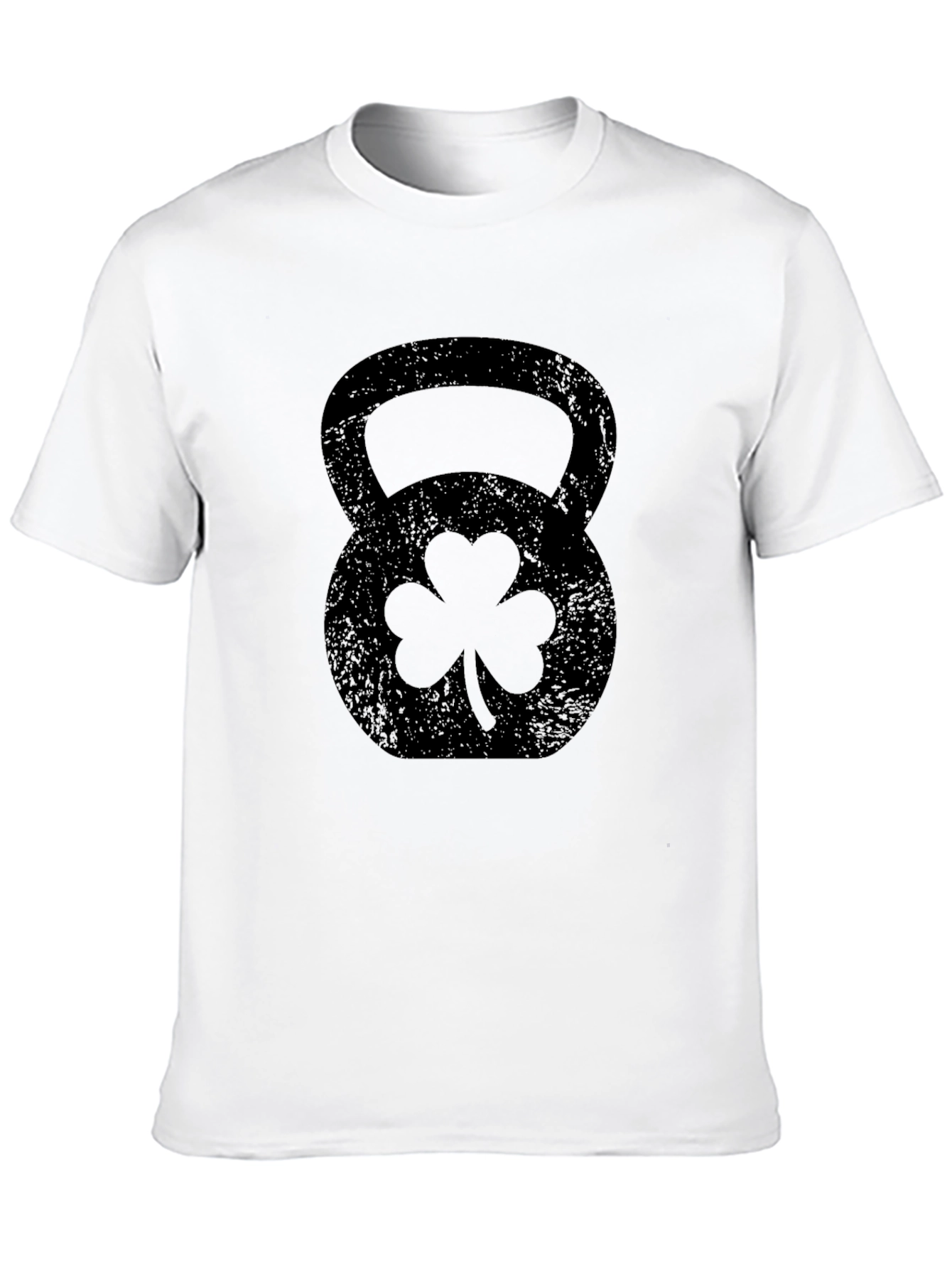 St. Patricks Day Kettlebell Black T-Shirt