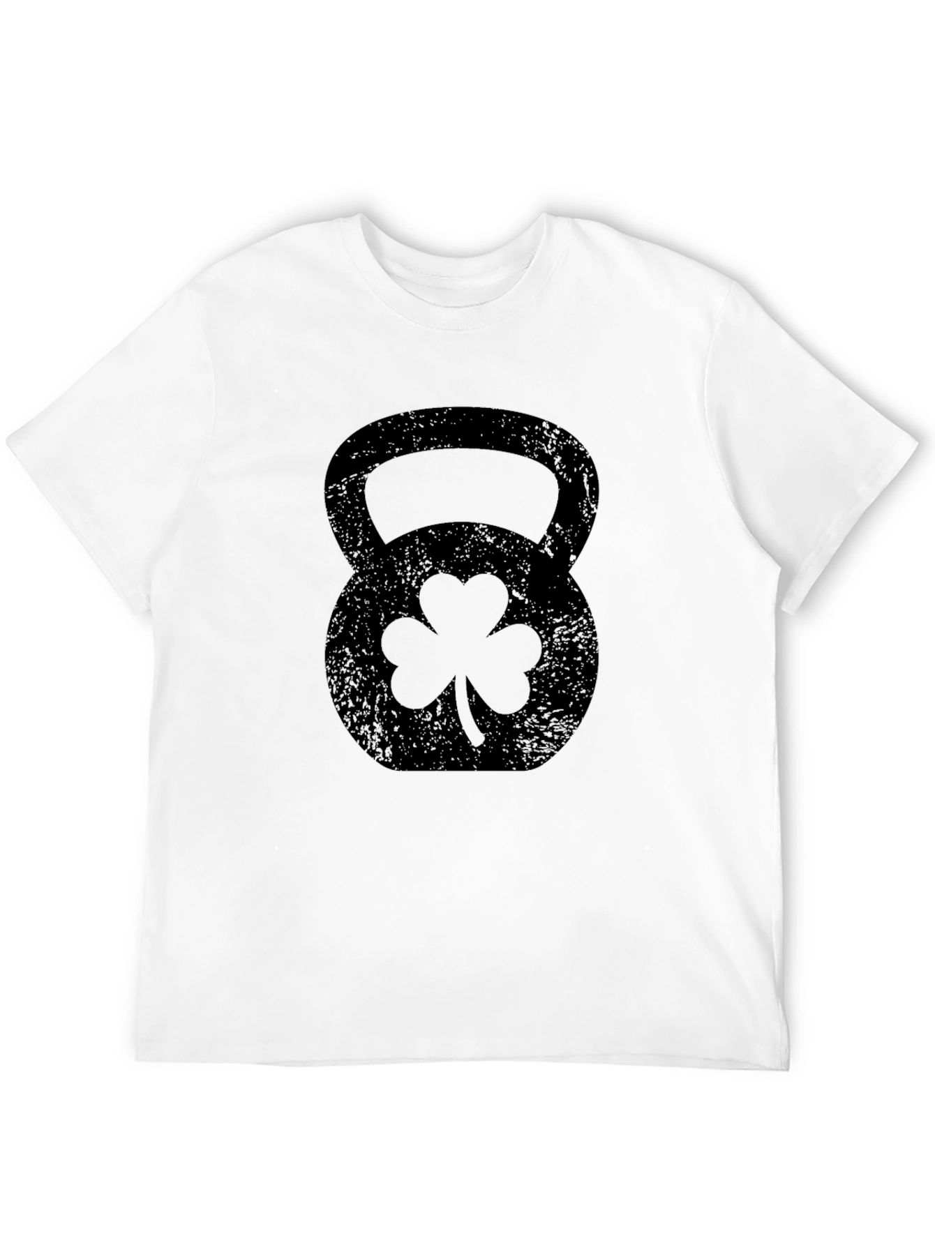 St. Patricks Day Kettlebell Black T-Shirt