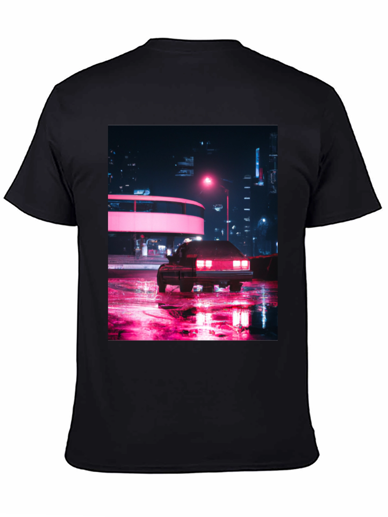 Neon City Car T-Shirt