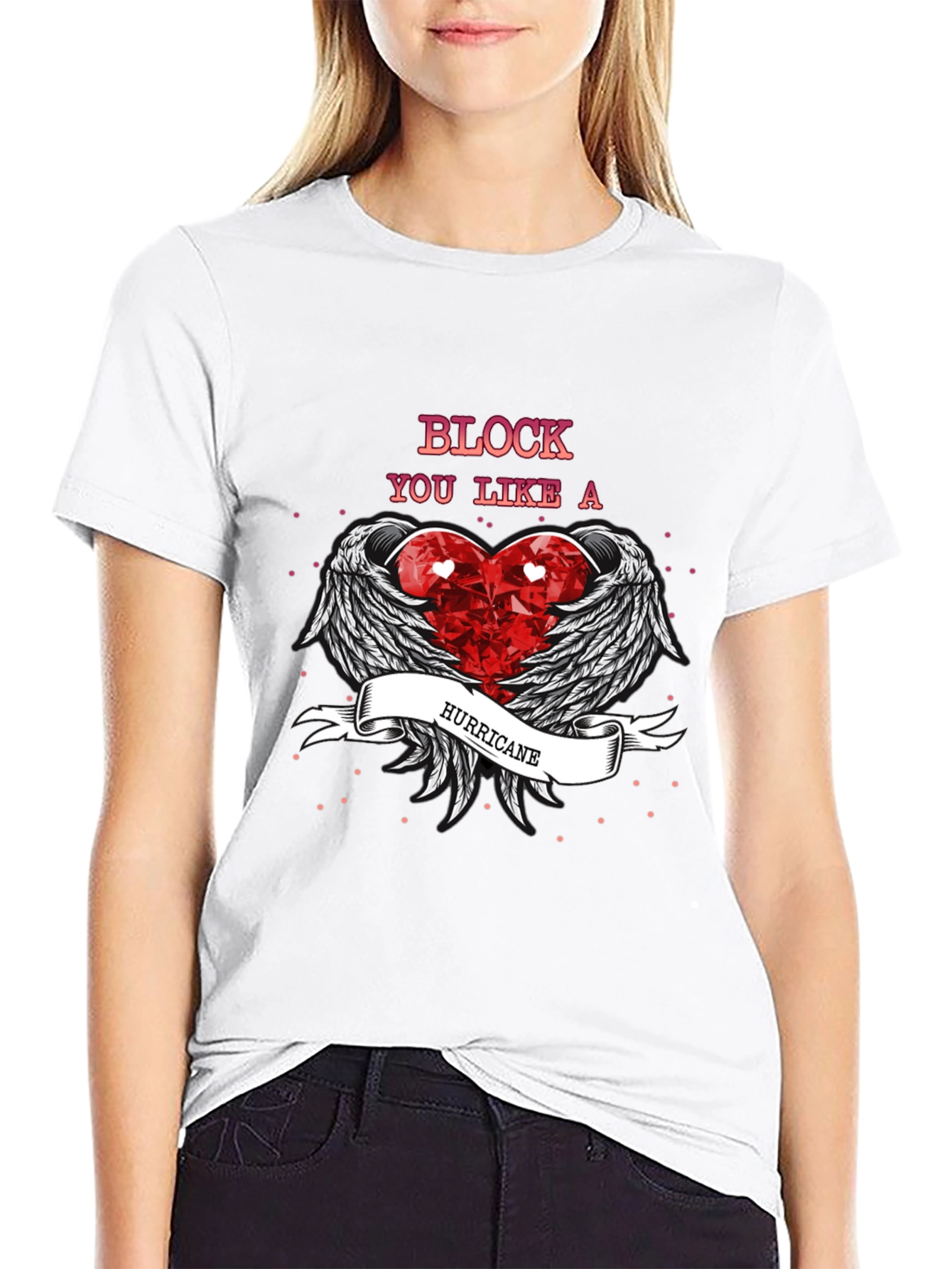 Block You Like a Hurricane Graphic T-Shirt