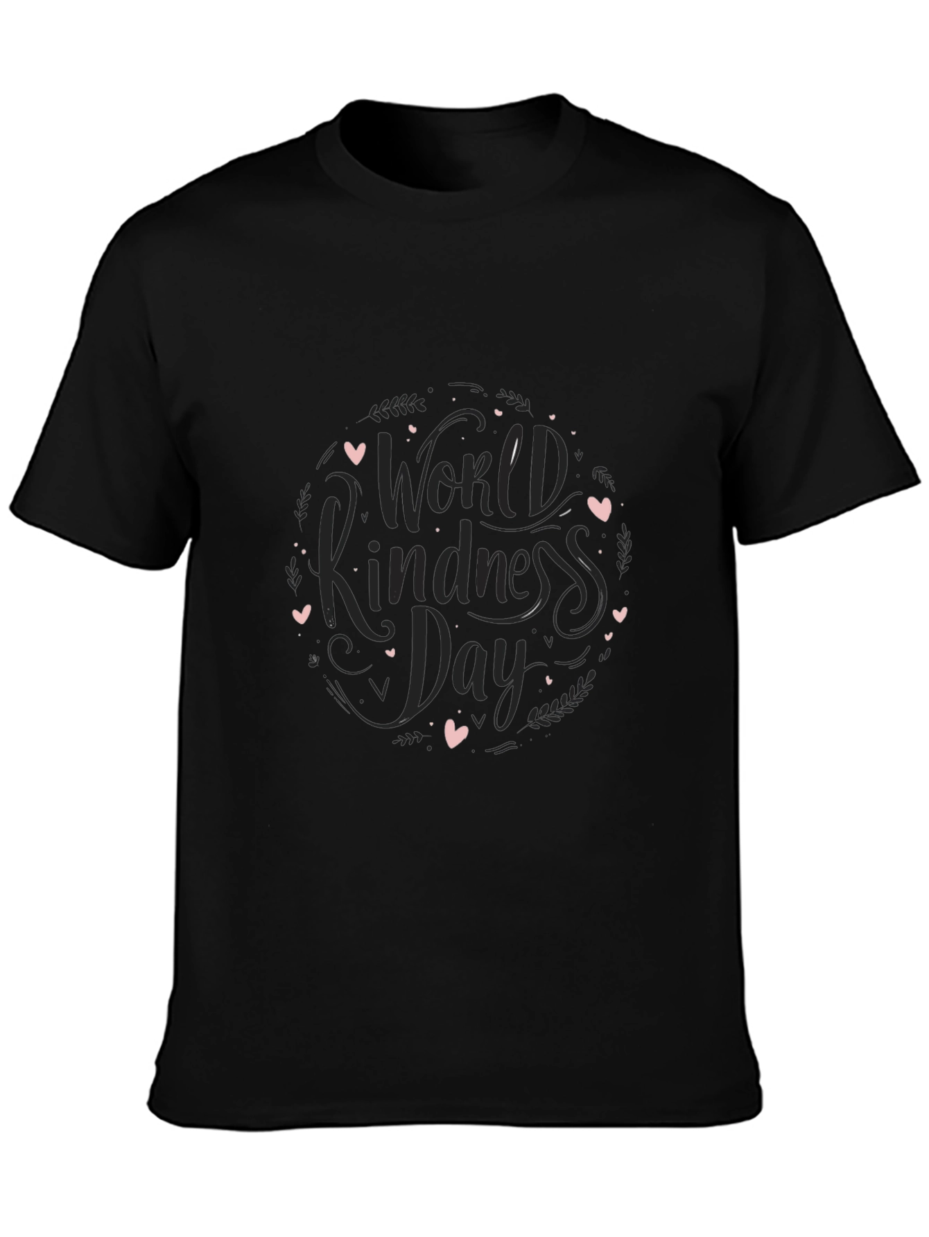 World Kindness Day Black T-Shirt
