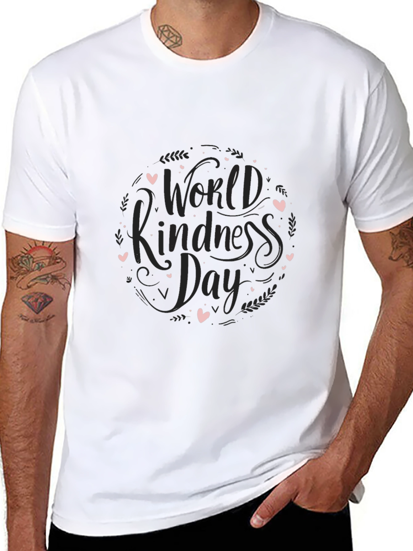 World Kindness Day Black T-Shirt