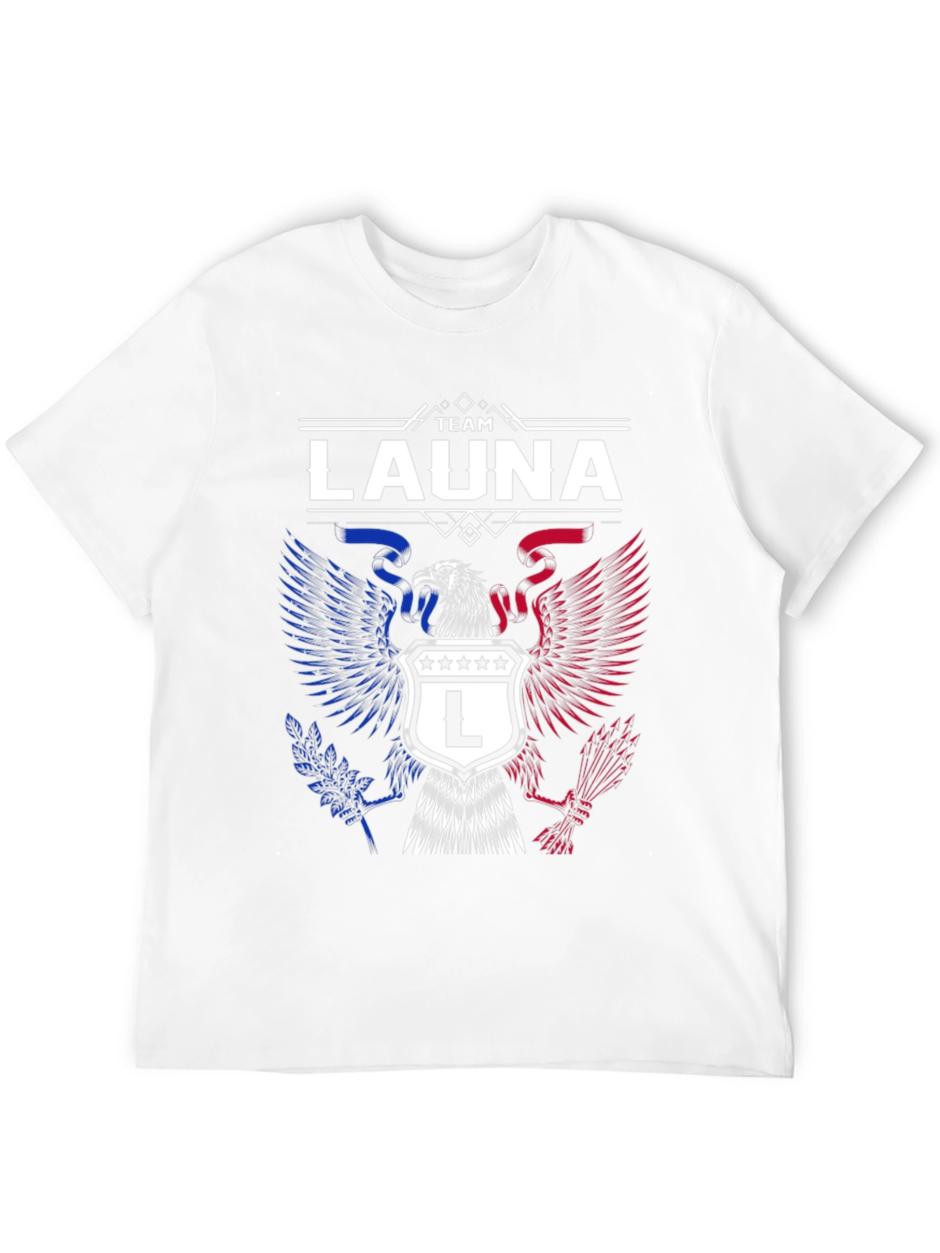 Team Launa Eagle Crest Graphic T-Shirt