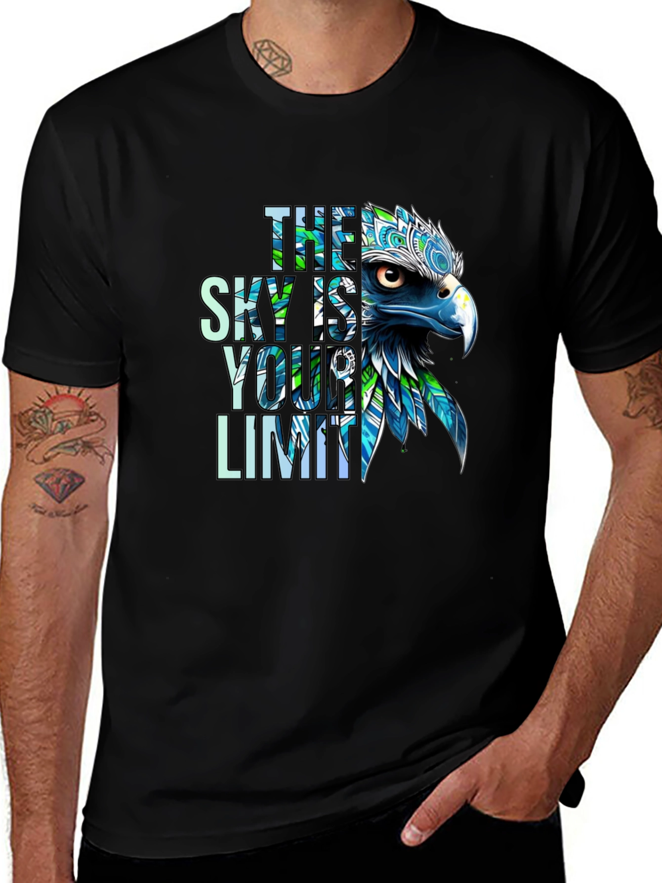 The Sky is Your Limit Eagle Graphic Tee
