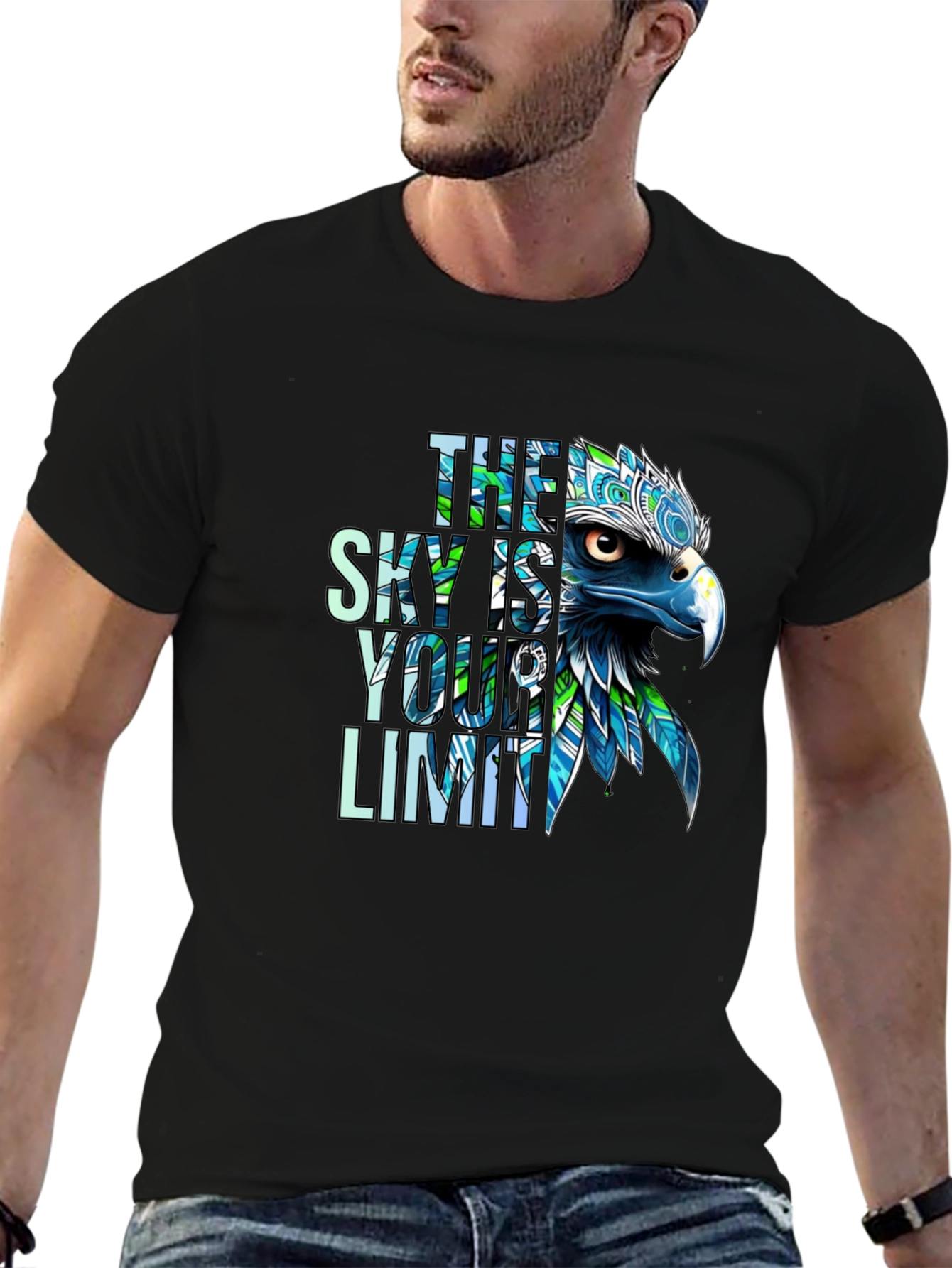 The Sky is Your Limit Eagle Graphic Tee