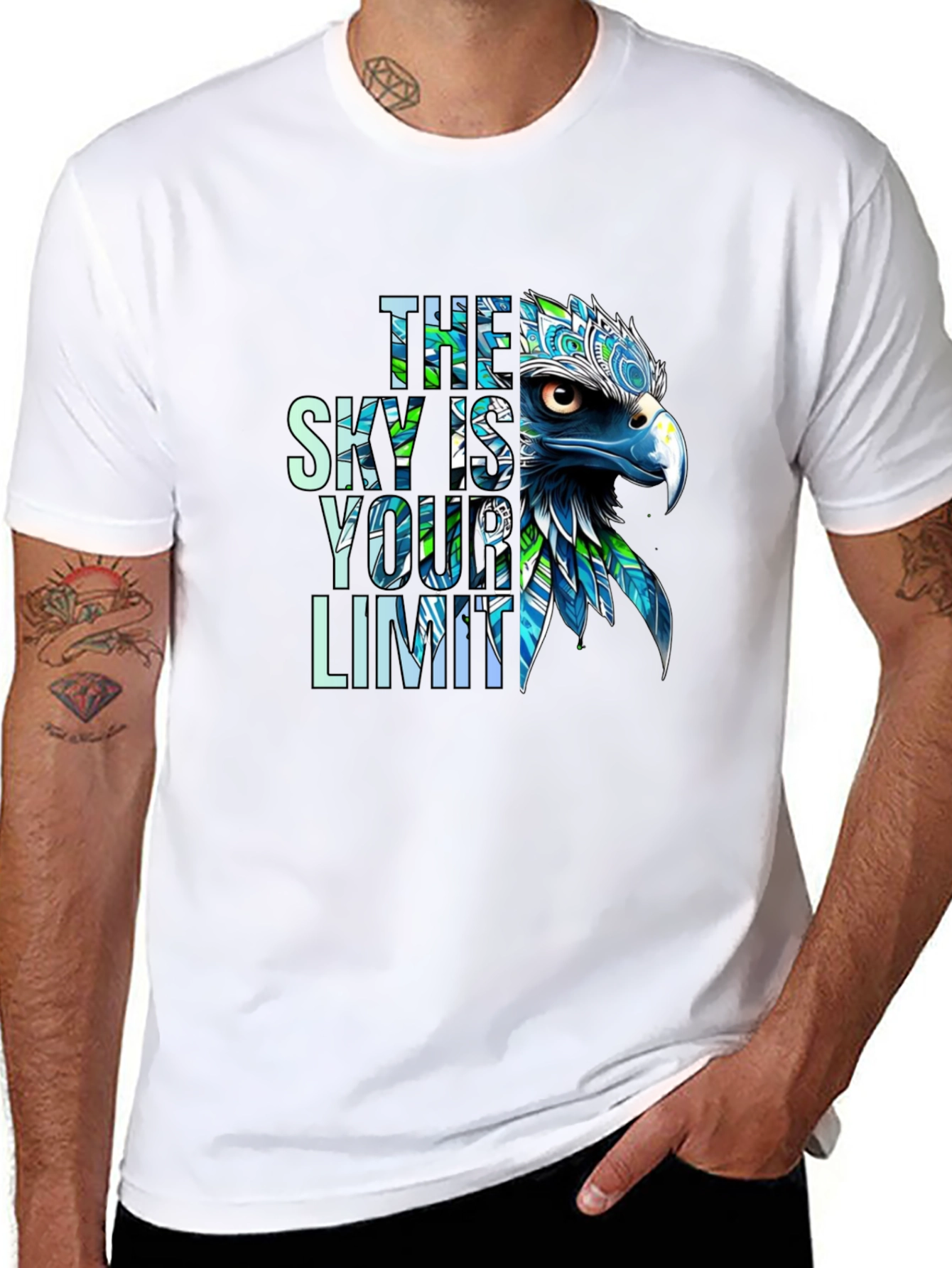 The Sky is Your Limit Eagle Graphic Tee