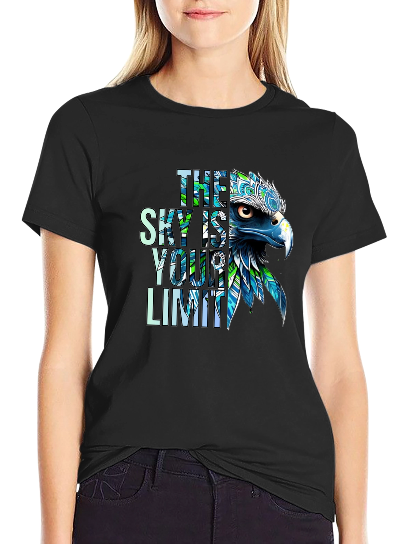 The Sky is Your Limit Eagle Graphic Tee