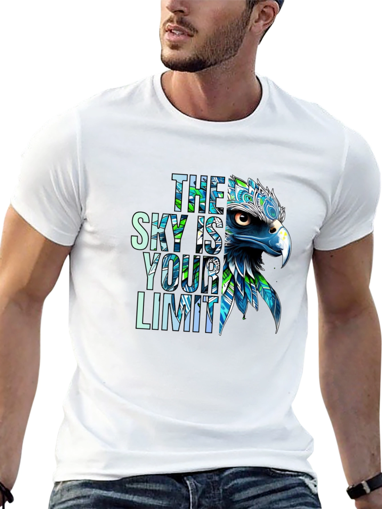 The Sky is Your Limit Eagle Graphic Tee