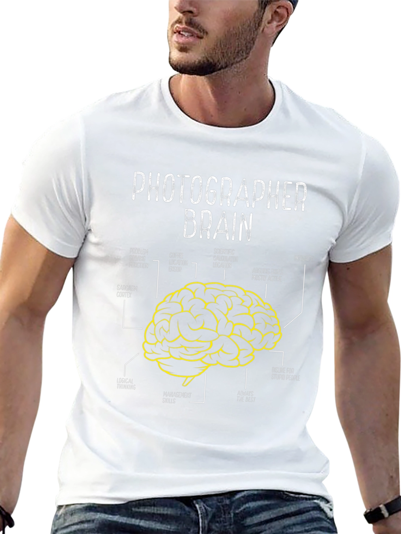 Photographer Brain Anatomy Graphic T-Shirt