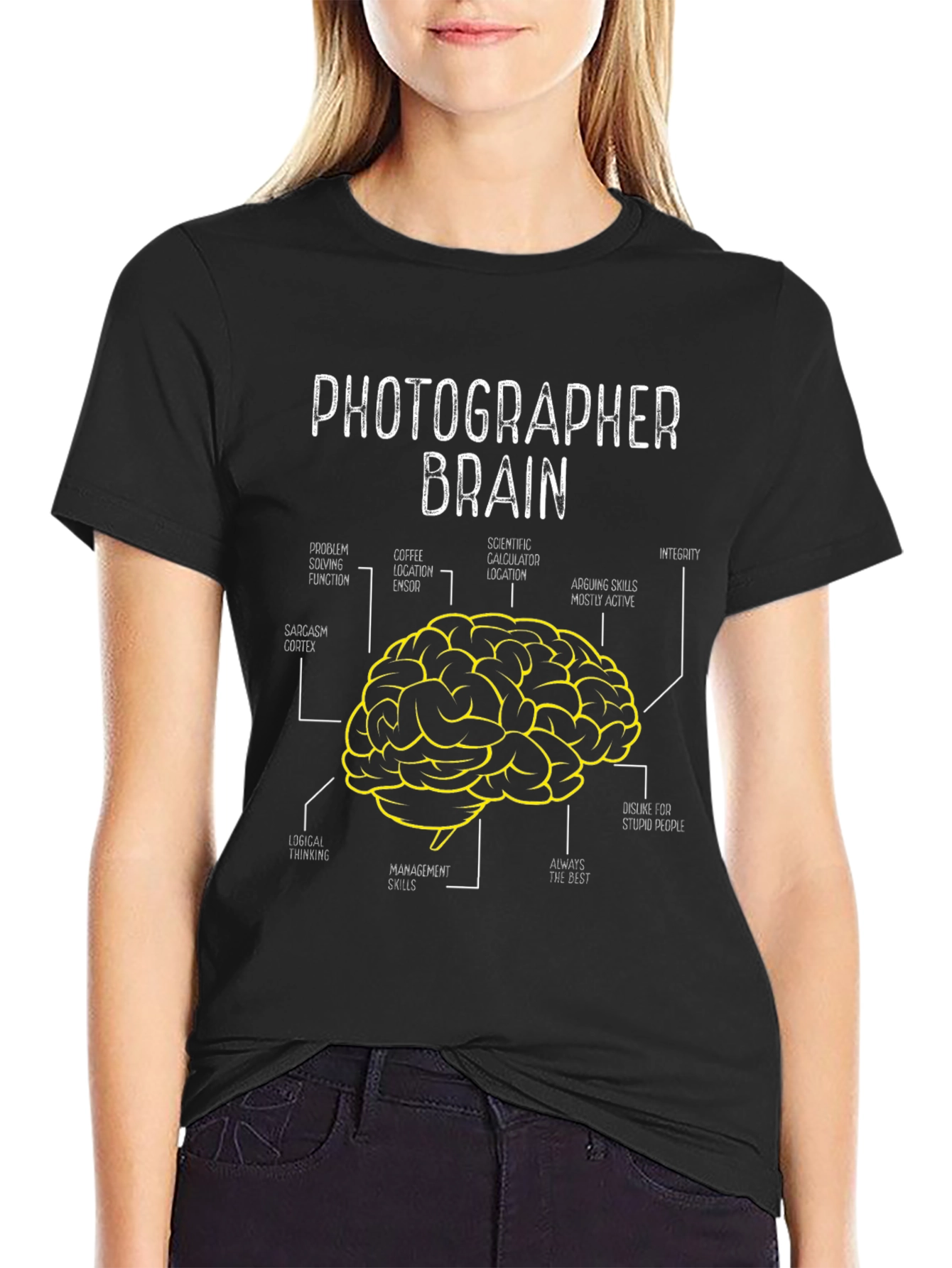 Photographer Brain Anatomy Graphic T-Shirt
