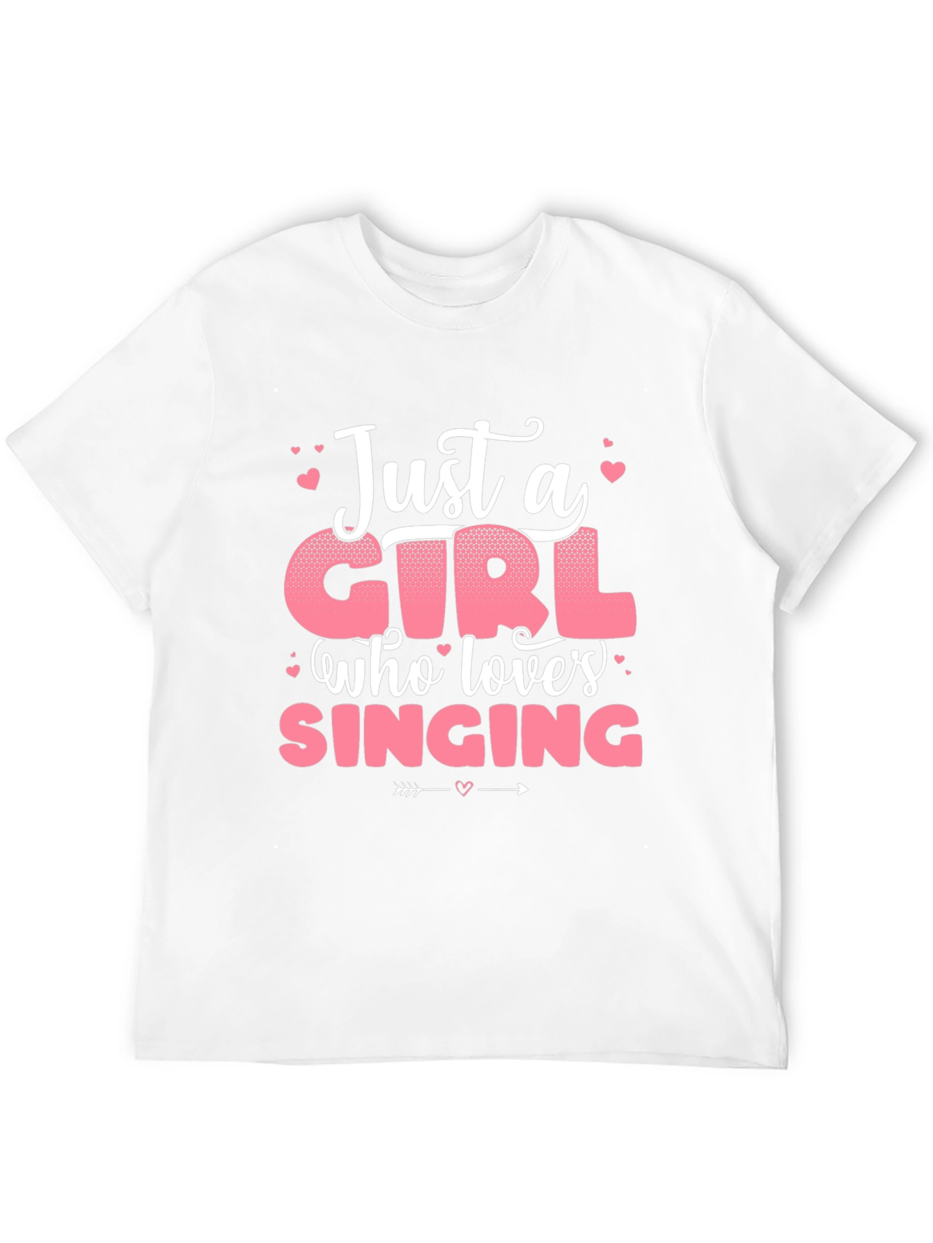 Just a Girl Who Loves Singing T-Shirt