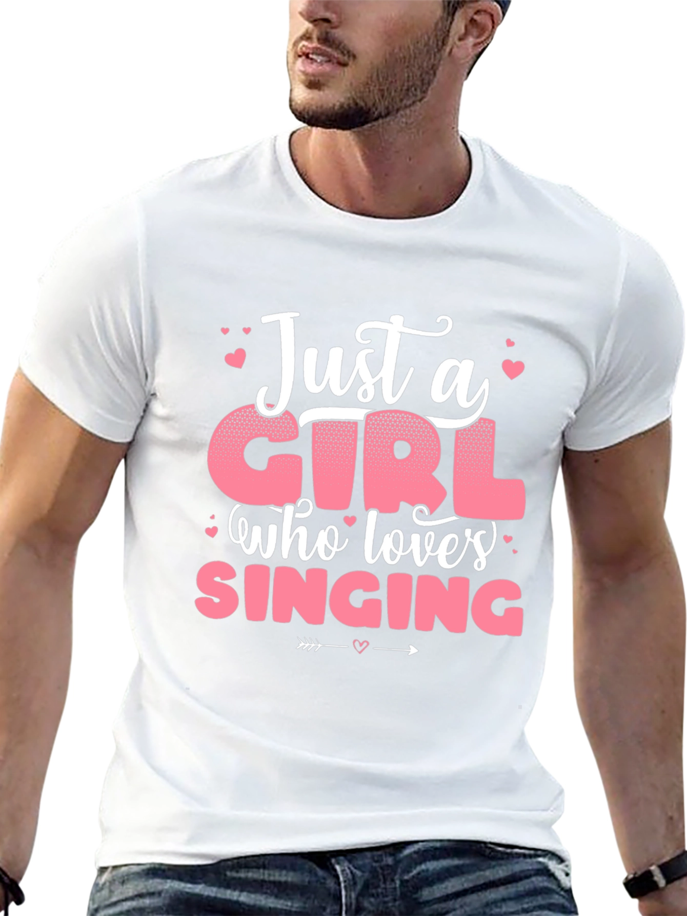 Just a Girl Who Loves Singing T-Shirt