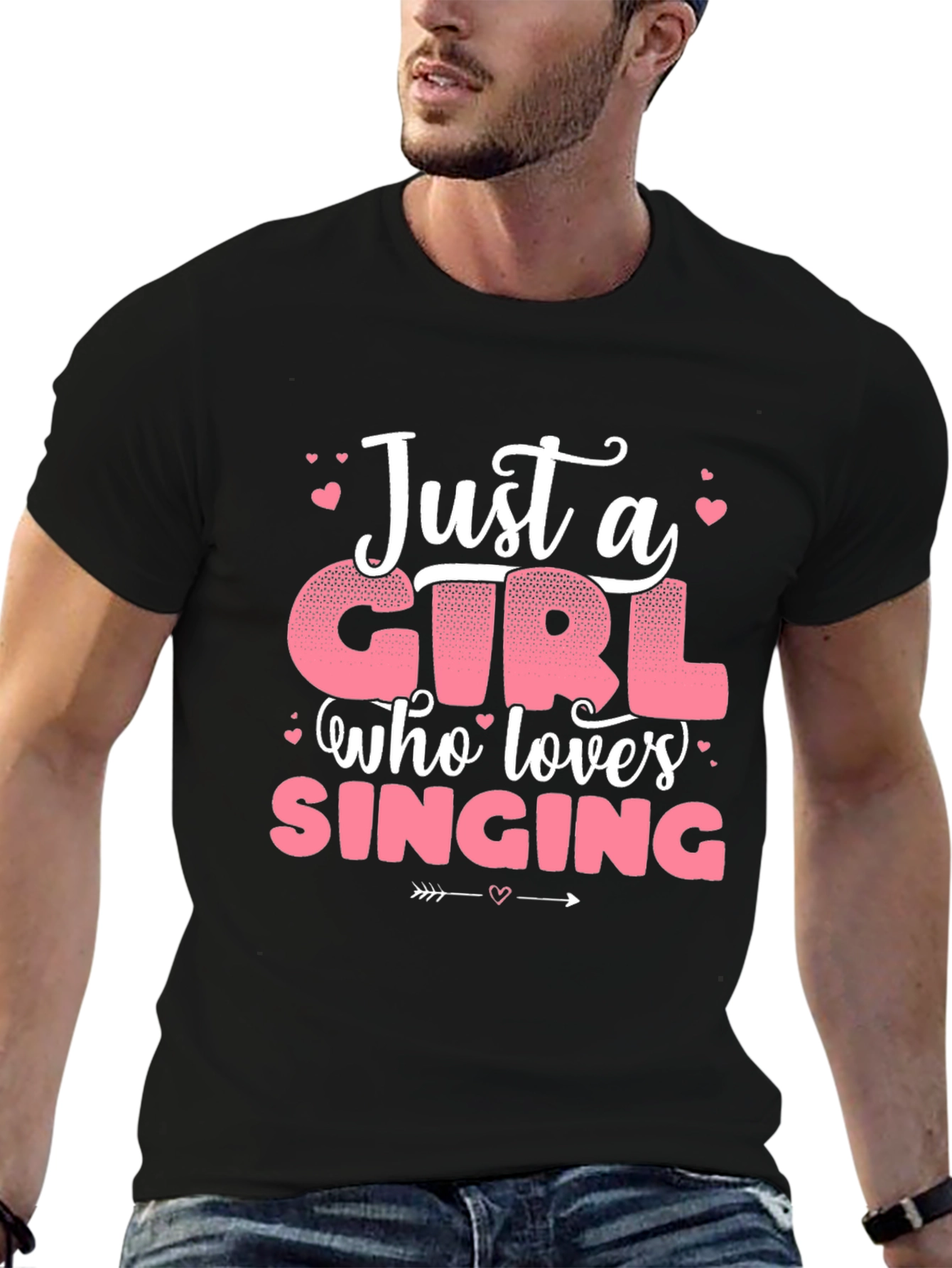 Just a Girl Who Loves Singing T-Shirt