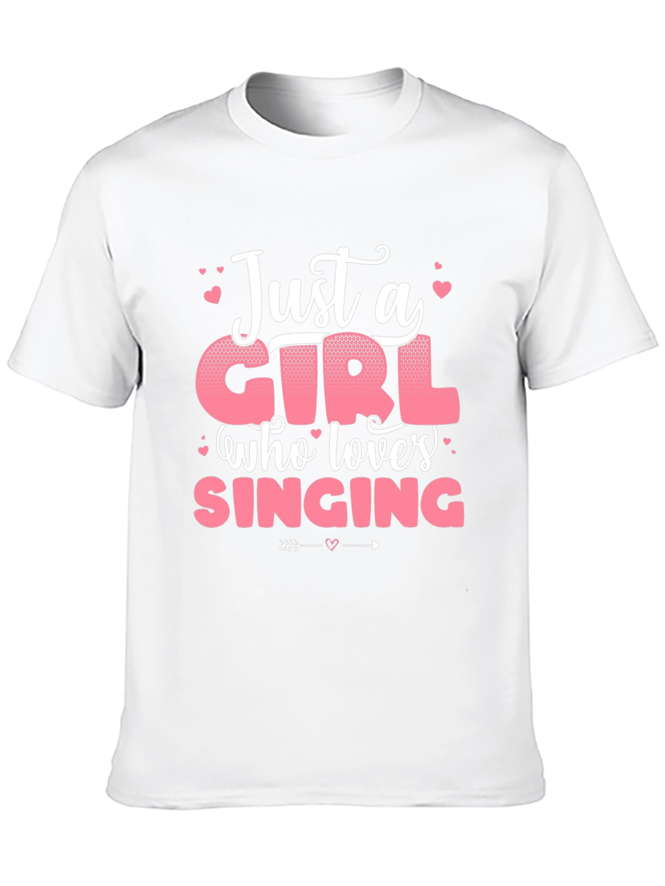 Just a Girl Who Loves Singing T-Shirt