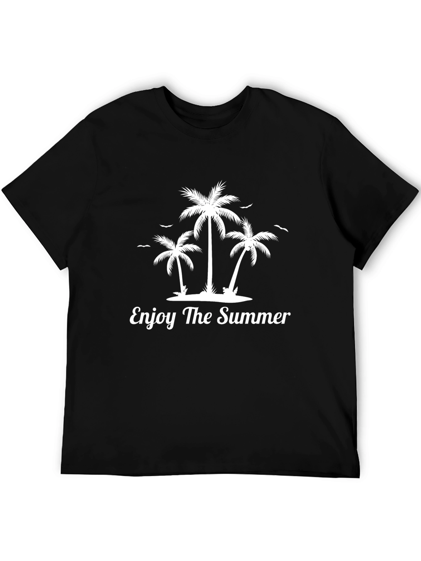 Enjoy The Summer Palm Tree Graphic Tee