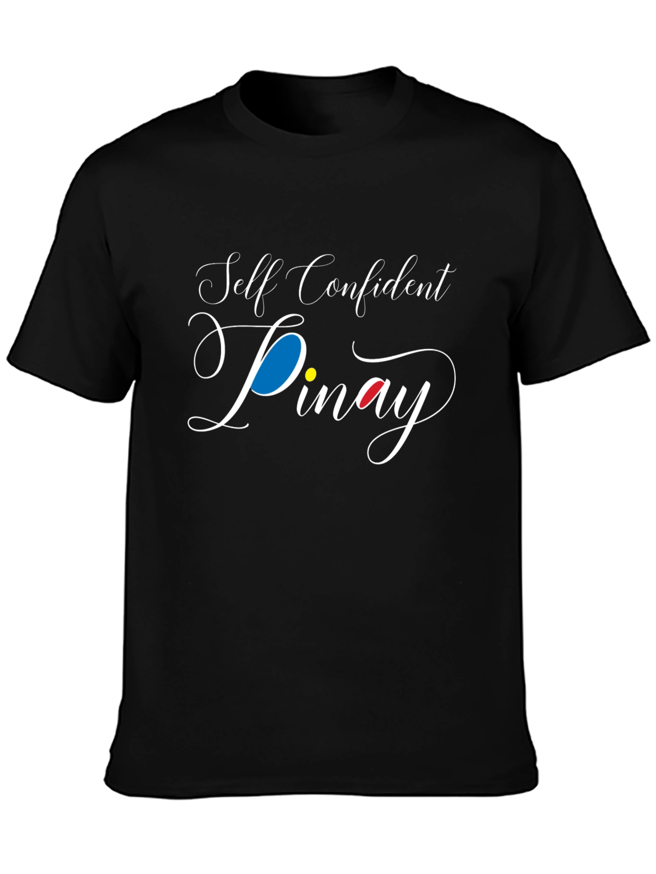 Self Confident Pinay Black T-Shirt