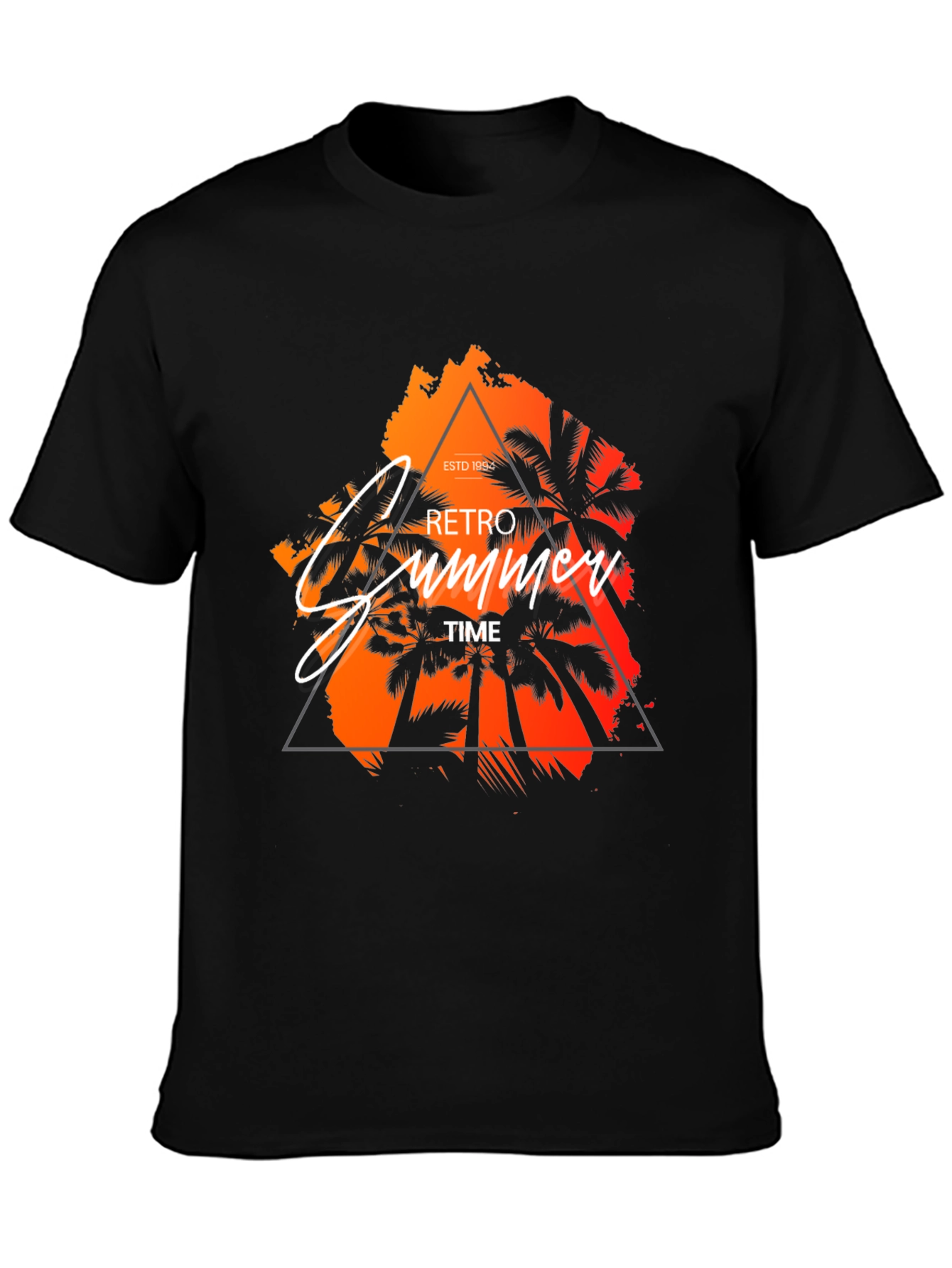 Retro Summer Time Graphic T-Shirt