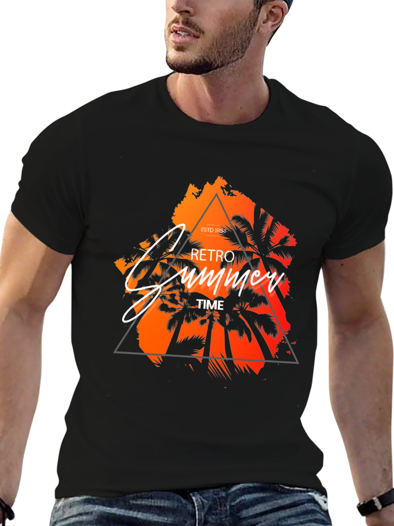 Retro Summer Time Graphic T-Shirt