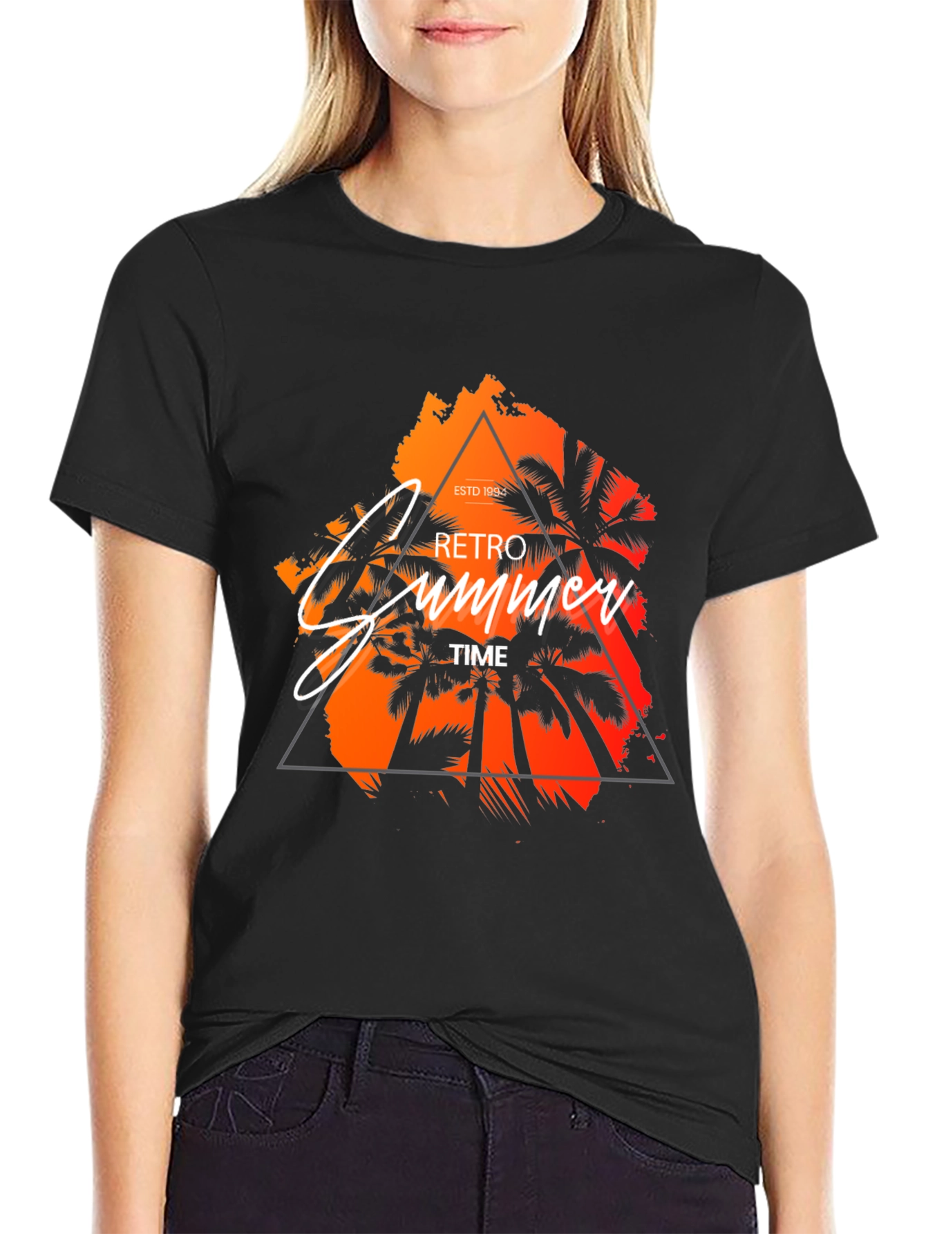 Retro Summer Time Graphic T-Shirt
