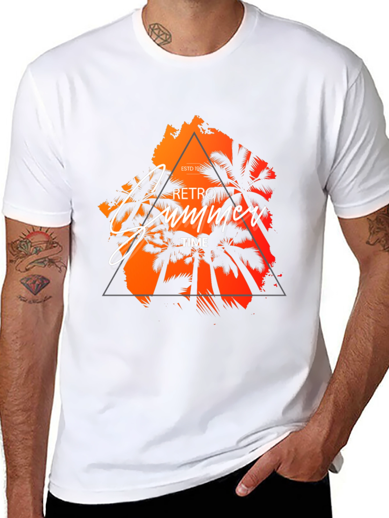 Retro Summer Time Graphic T-Shirt