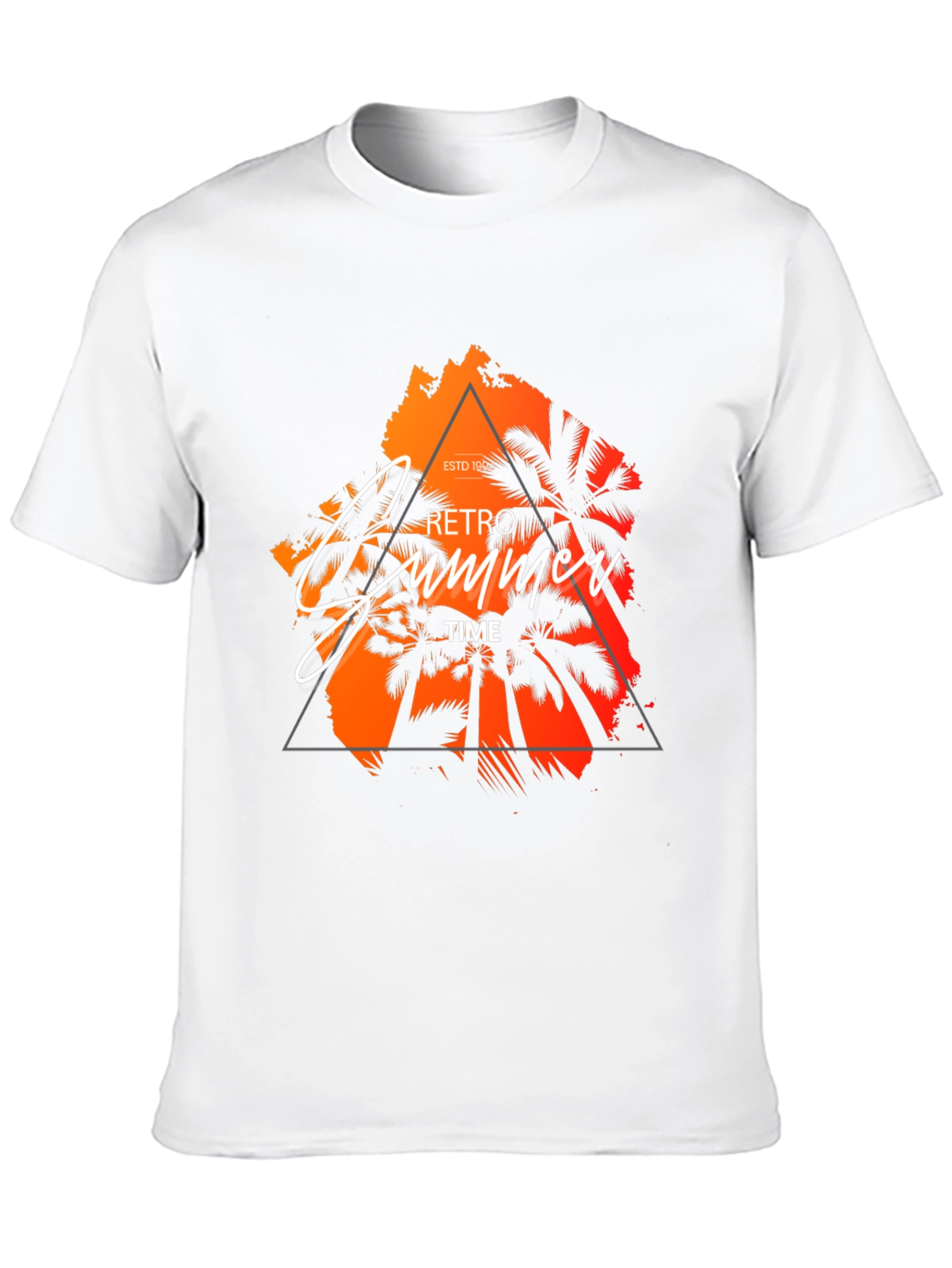 Retro Summer Time Graphic T-Shirt