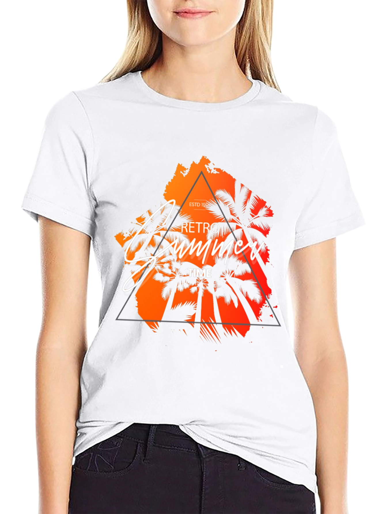 Retro Summer Time Graphic T-Shirt